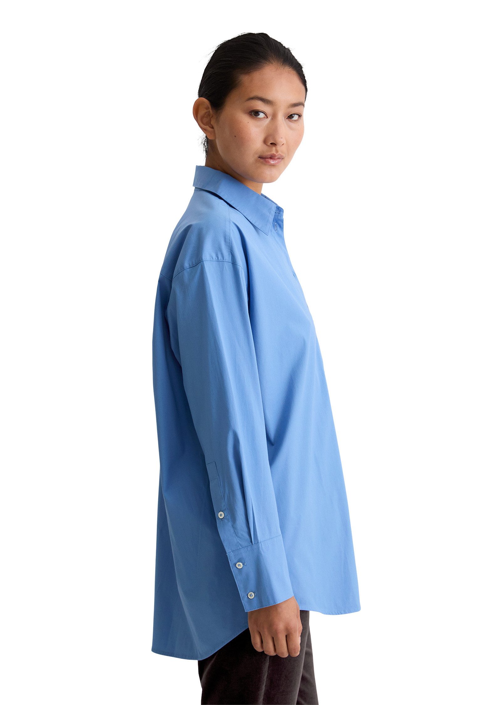 Marc O'Polo Langarmbluse aus Premium Cotton Stretch günstig online kaufen