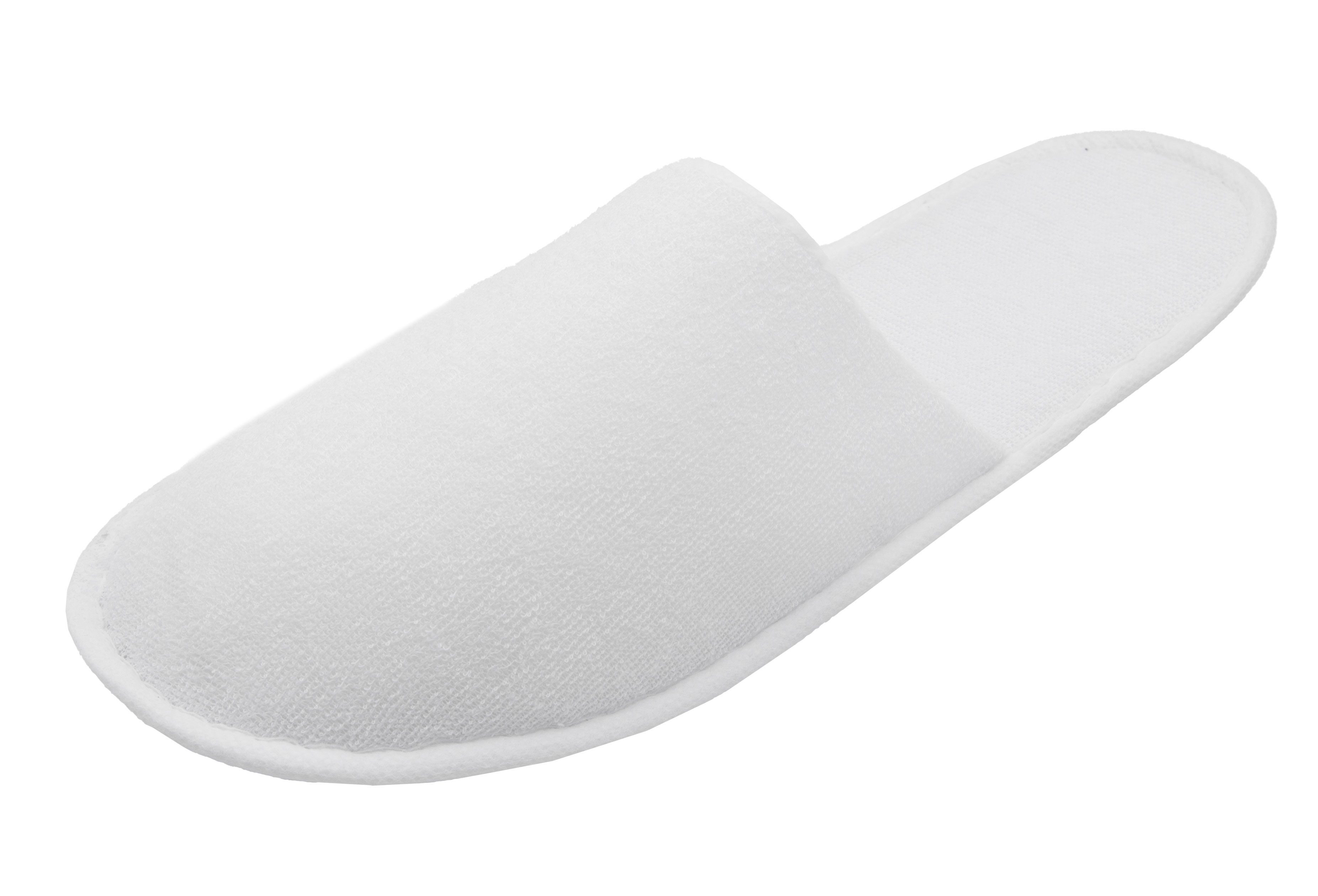 ZOLLNER Pantoffel (10-tlg) Universalgröße, platzsparend und leicht, 100% Polyester