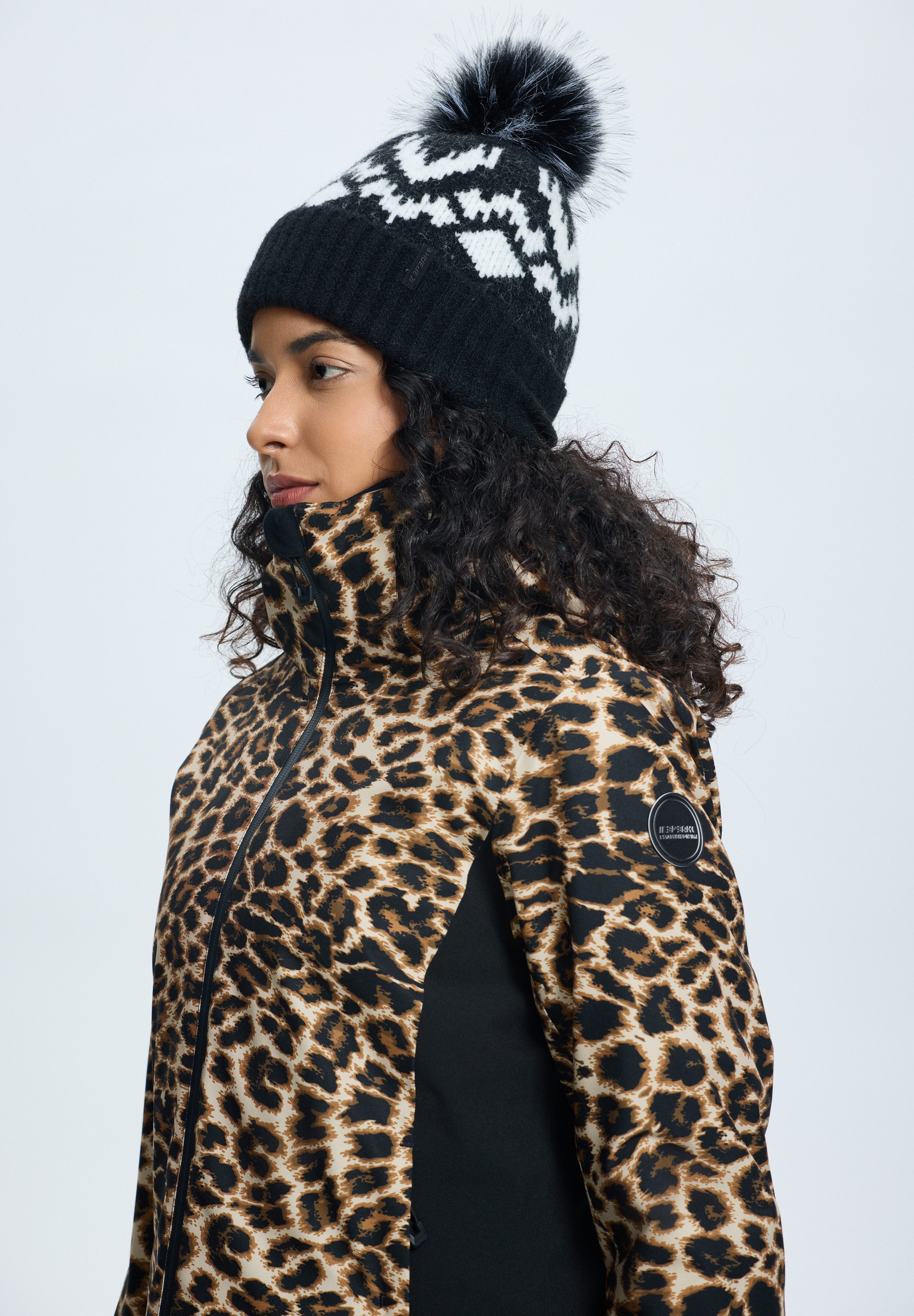 Icepeak Skijacke ICEPEAK FOWLER (1-St) Leoprint, Atmungsaktiv, wasserabweis günstig online kaufen