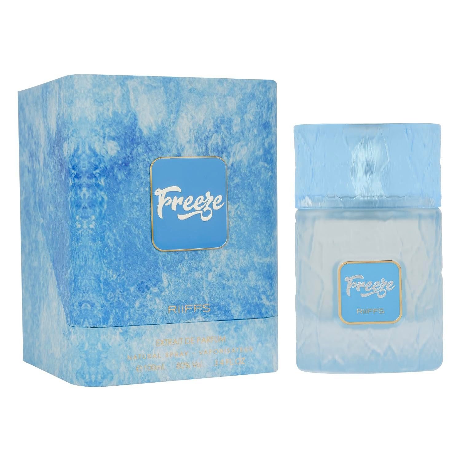 Riiffs Extrait Parfum "Freeze" 2025 Frischer Zitrus Duft mit Minze & Amber, langanhaltend, Premium Duft mit Bergamotte, Ingwer & Zedernholz für jeden Anlass
