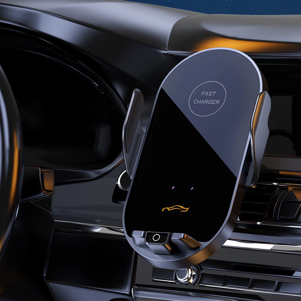 Quntis Handy-Halterung KFZ Handyhalterung 2-stufigen Autohalterung, (1-tlg., Ein Stück, mit Ladefunktion, Kfz Ladegerät für iPhone)