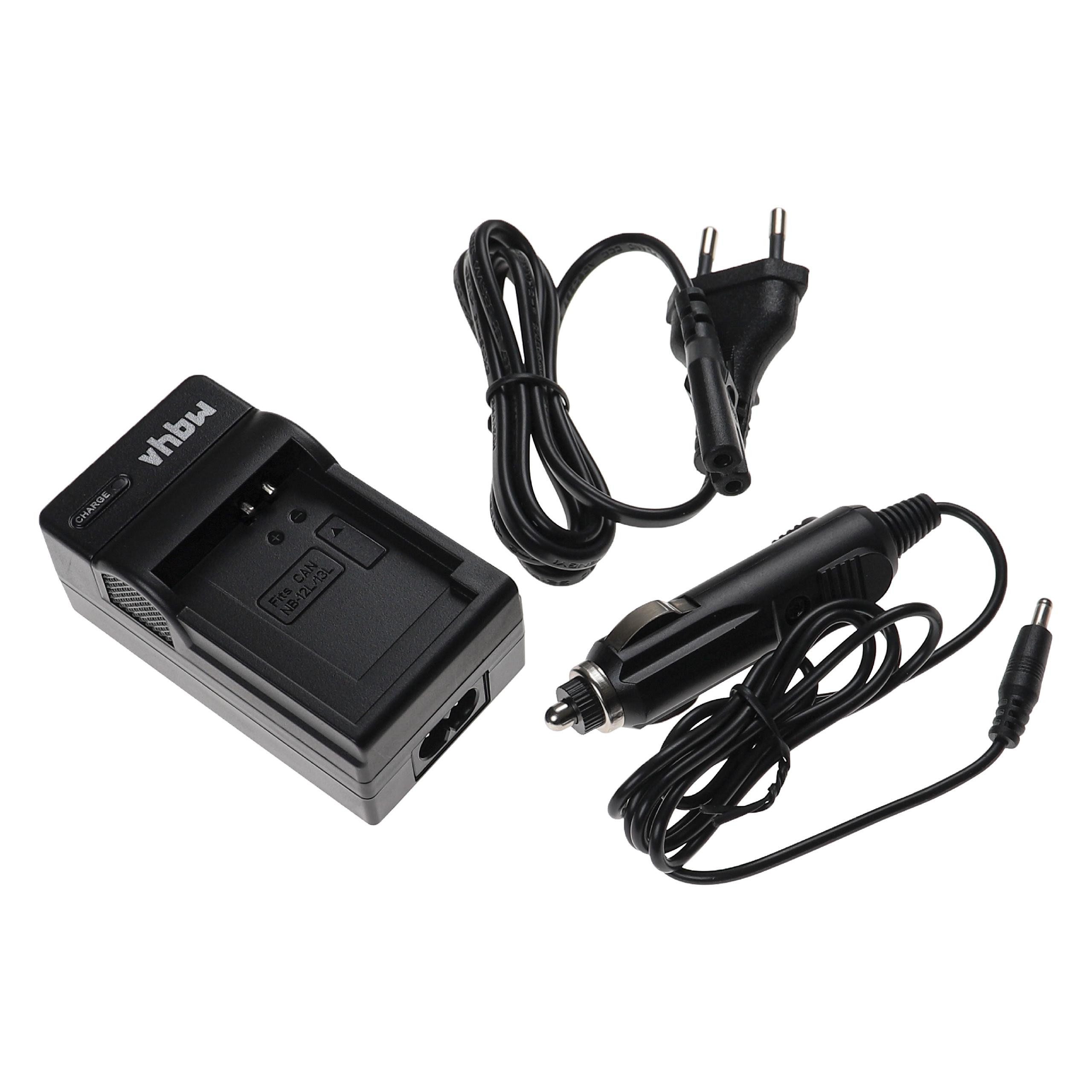 vhbw passend für Canon PowerShot SX730 HS, SX720 HS, SX740 HS Digitalkamera Kamera-Ladegerät (Ladestation zum Laden eines Akkus, Mit Ladezustandsanzeige) von VHBW