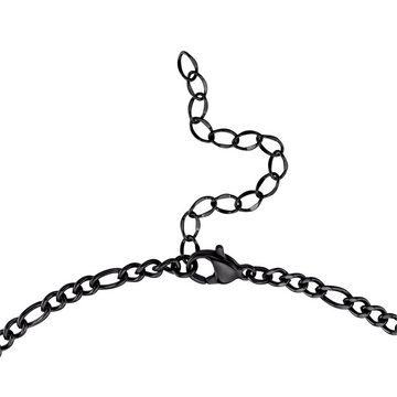 Heideman Collier Henry schwarz farben (inkl. Geschenkverpackung), schlichte Kette für Männer