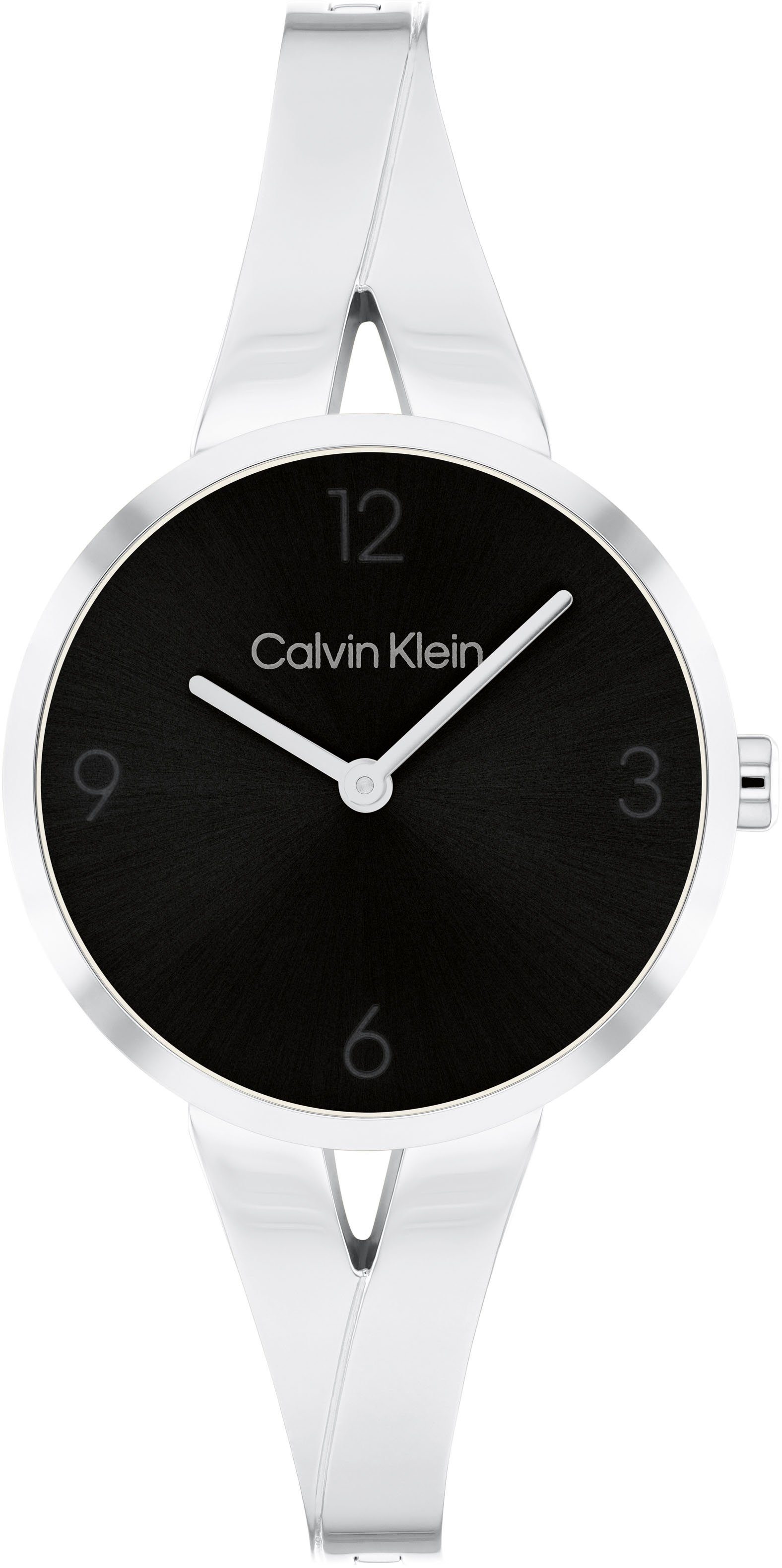 Calvin Klein Quarzuhr SCULPTURAL 25100026, Armbanduhr, Damenuhr, Mineralgla günstig online kaufen