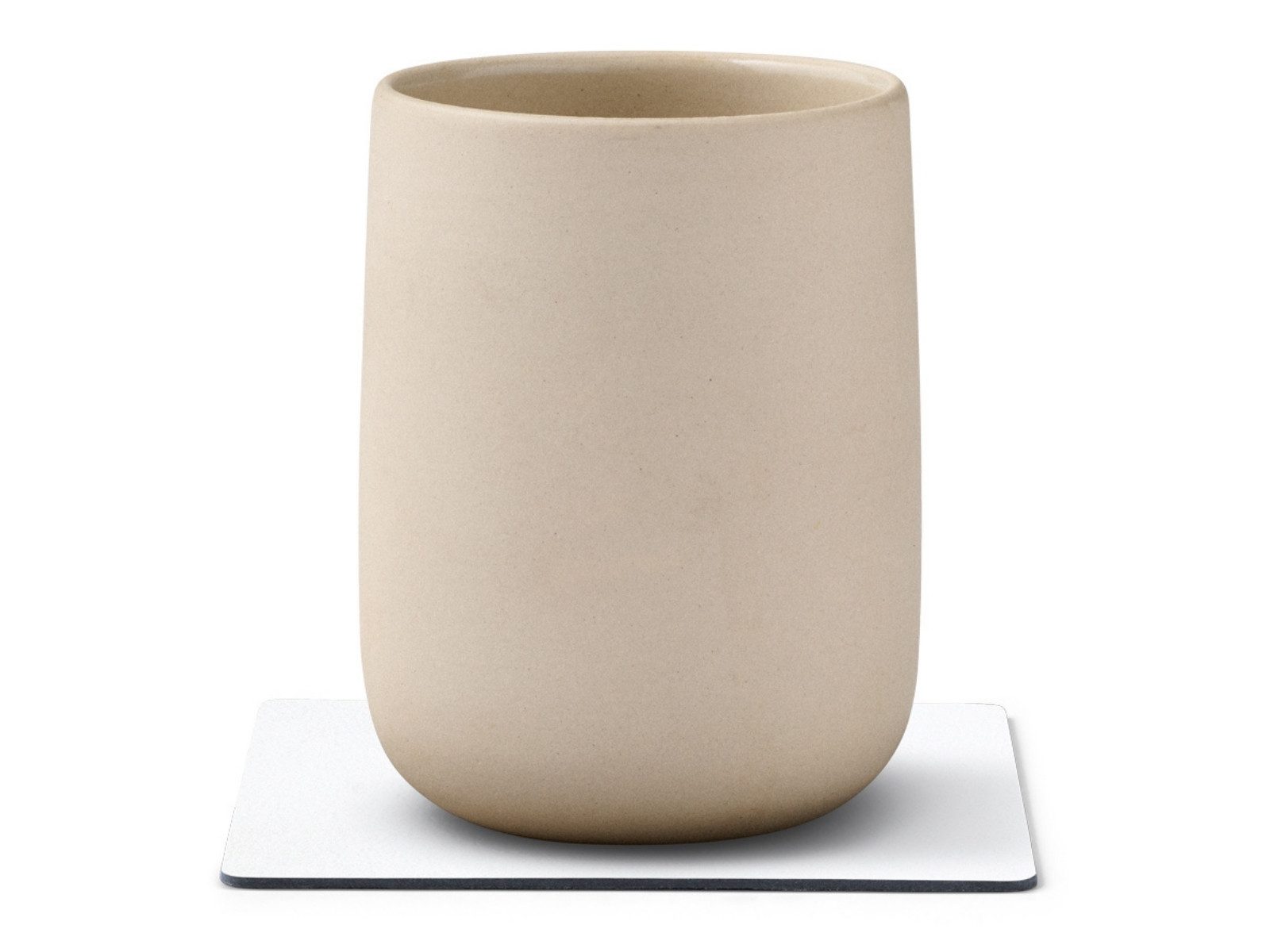 LIND DNA Platzset Nupo Untersetzer Square pure white 10x10cm