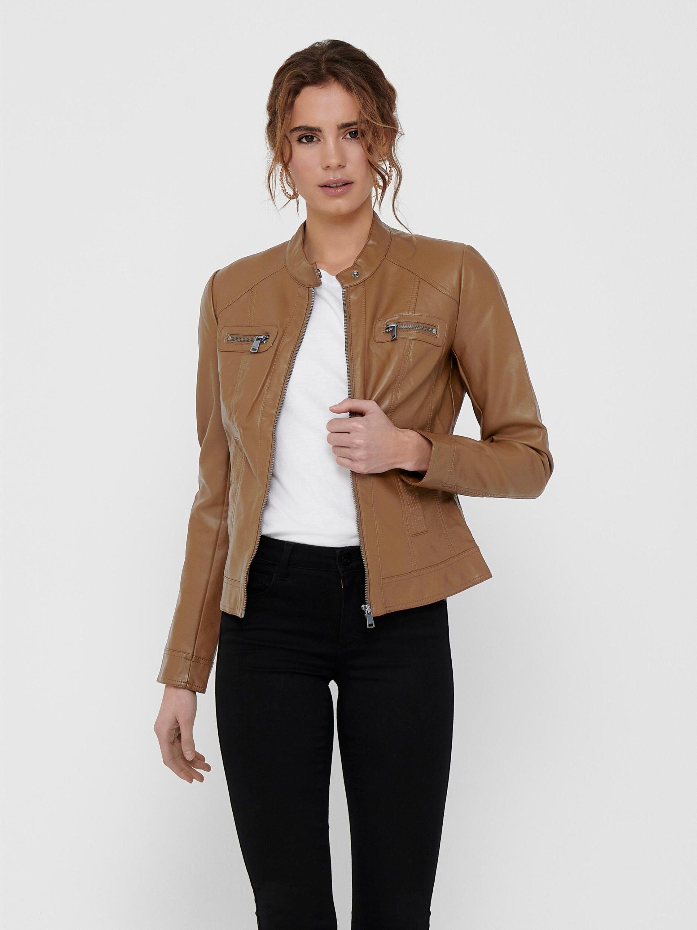 ONLY Lederjacke Bandit (1-St)