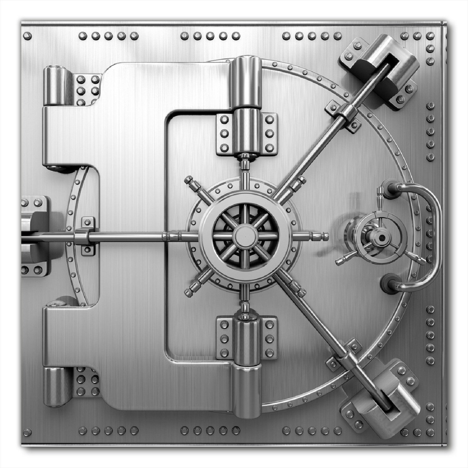 Wallario Möbelfolie Tresortür mit Öffnungsmechanismus