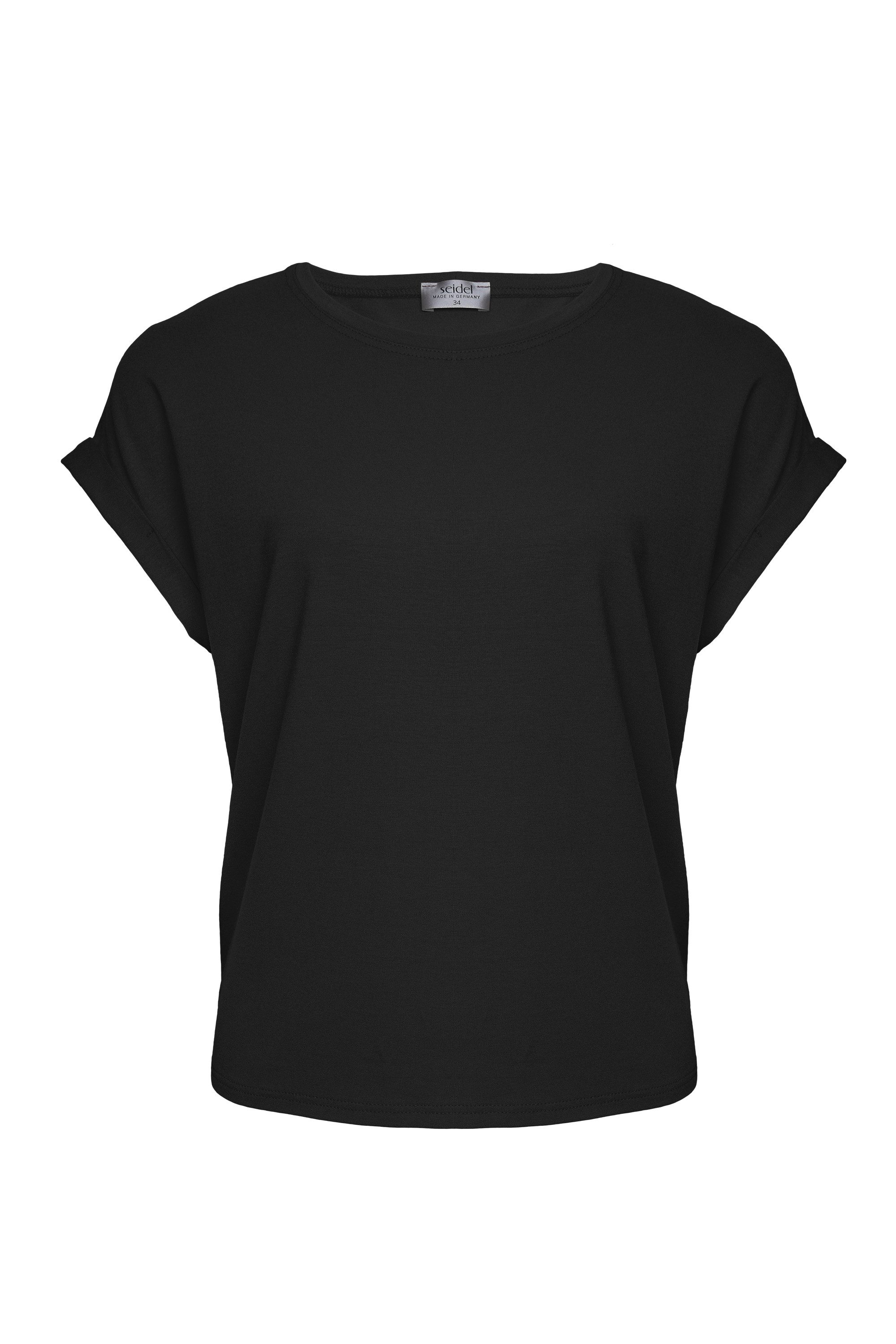 Seidel Moden Kurzarmshirt Otto exclusiv Rundhals mit Ärmelaufschlag -MADE IN GERMANY – Bild 3 von 4