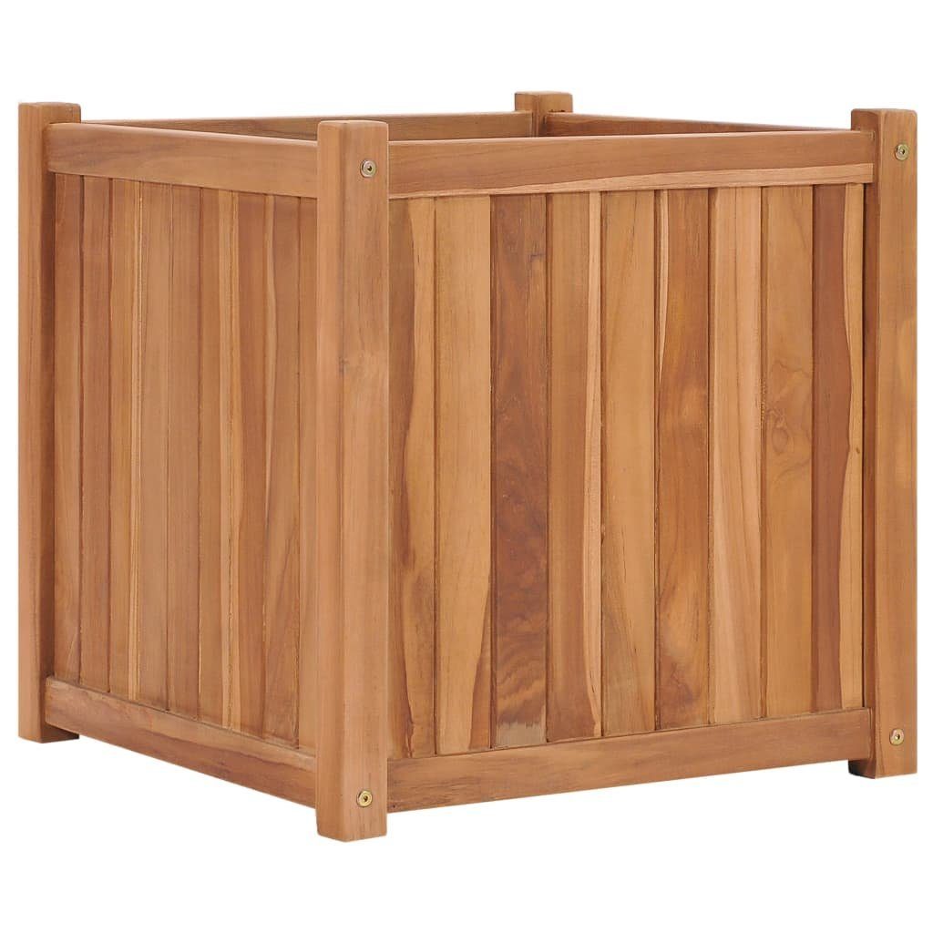 furnicato Hochbeet 50x50x50 cm Massivholz Teak