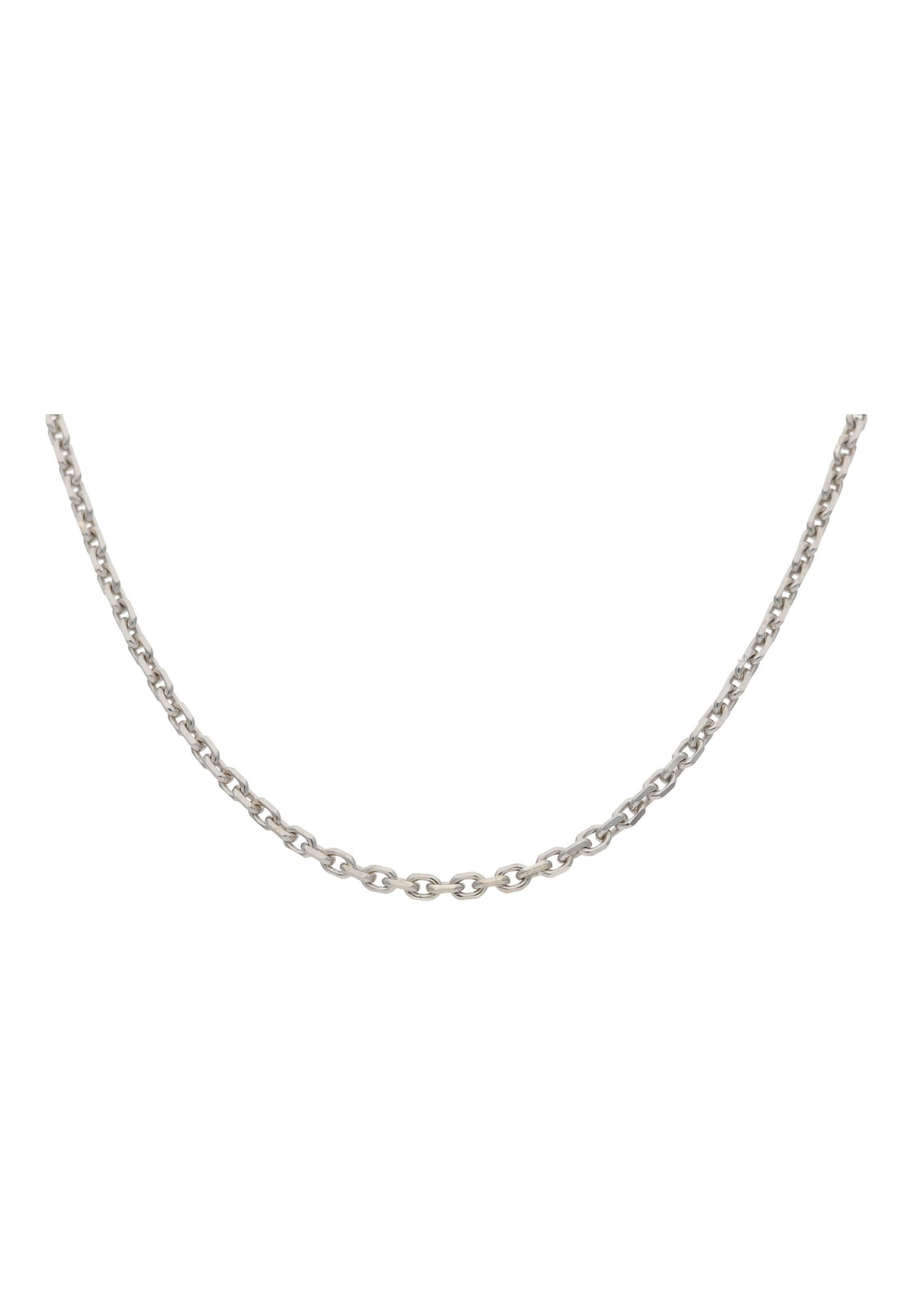 JuwelmaLux Silberkette Silber 925/000, Halskette inkl. Halskette Damen Ankerkette (1-tlg), Schmuckschachtel Silber diamantiert