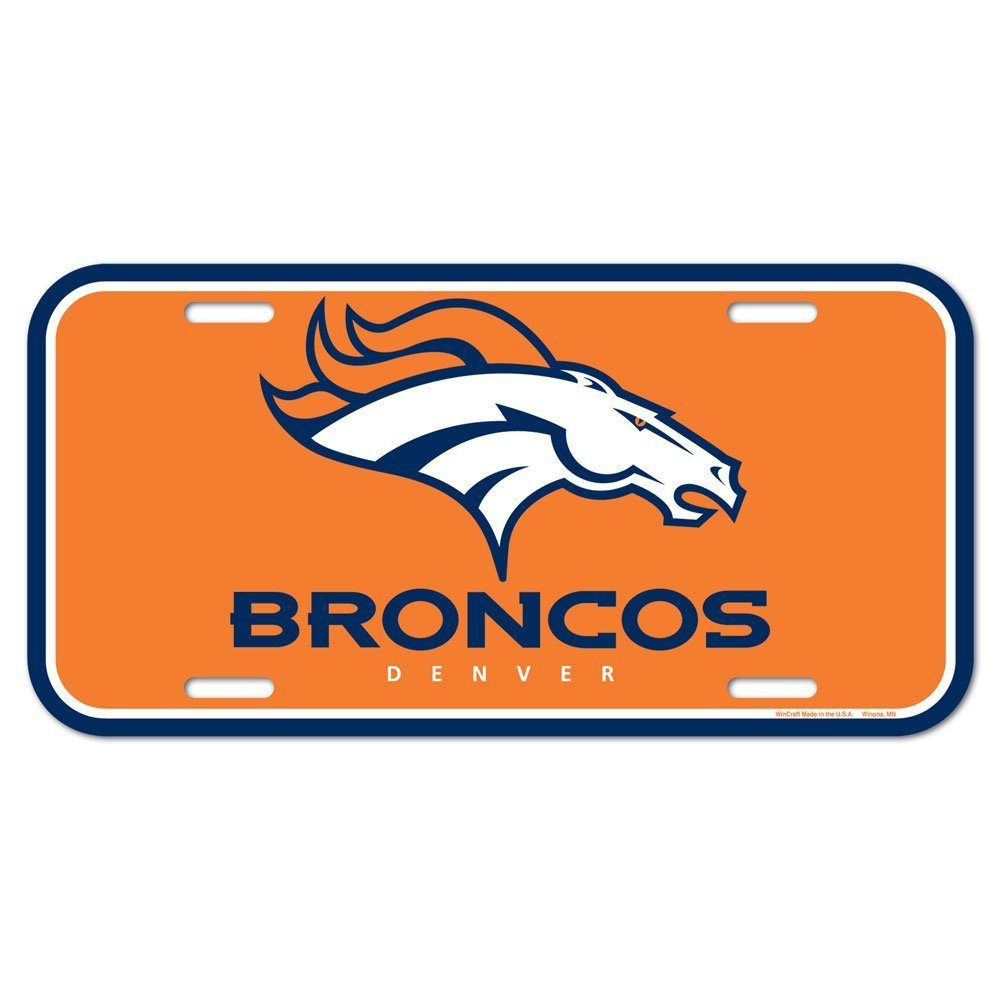 WinCraft Schmuckset NFL Kennzeichenschild Denver Broncos