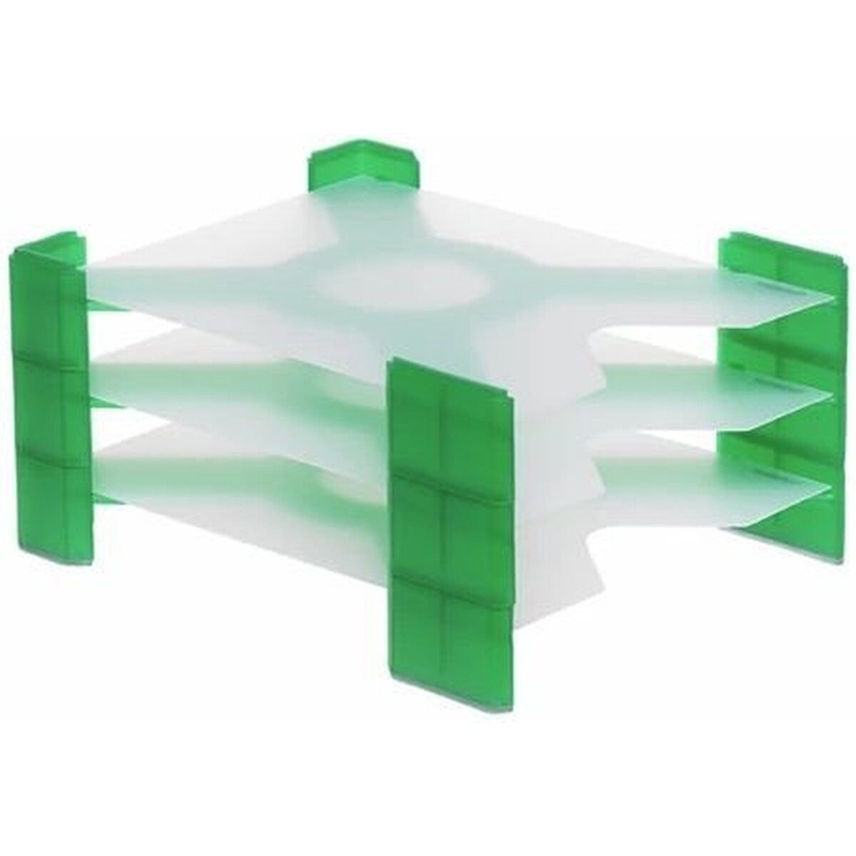 FOLDERSYS Briefablage Briefablage X-Filer A4 PP grün transluzent VE=3 Stück