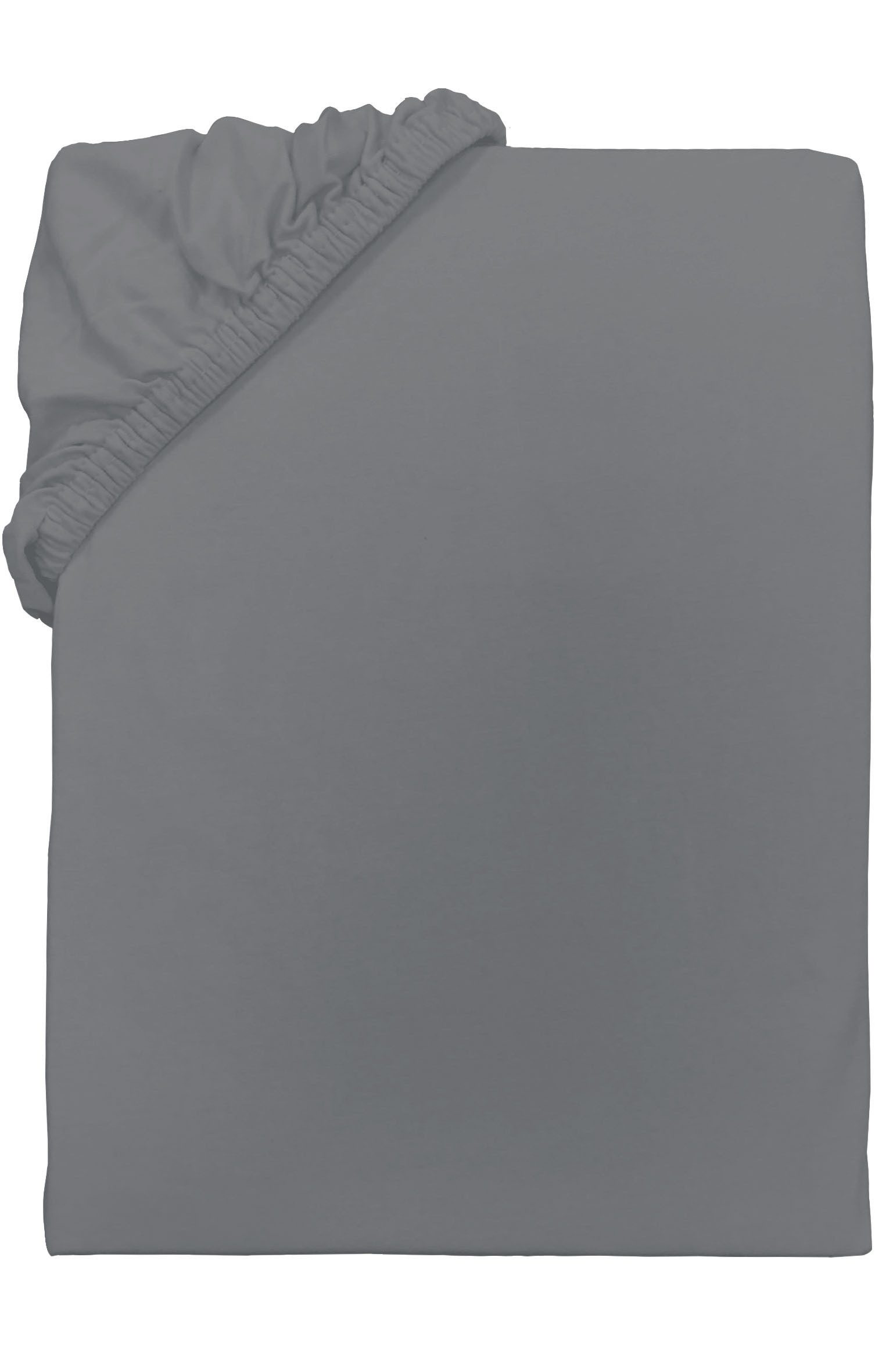 TOM TAILOR HOME Spannbettlaken, Jersey, Gummizug: rundum, (1 Stück)