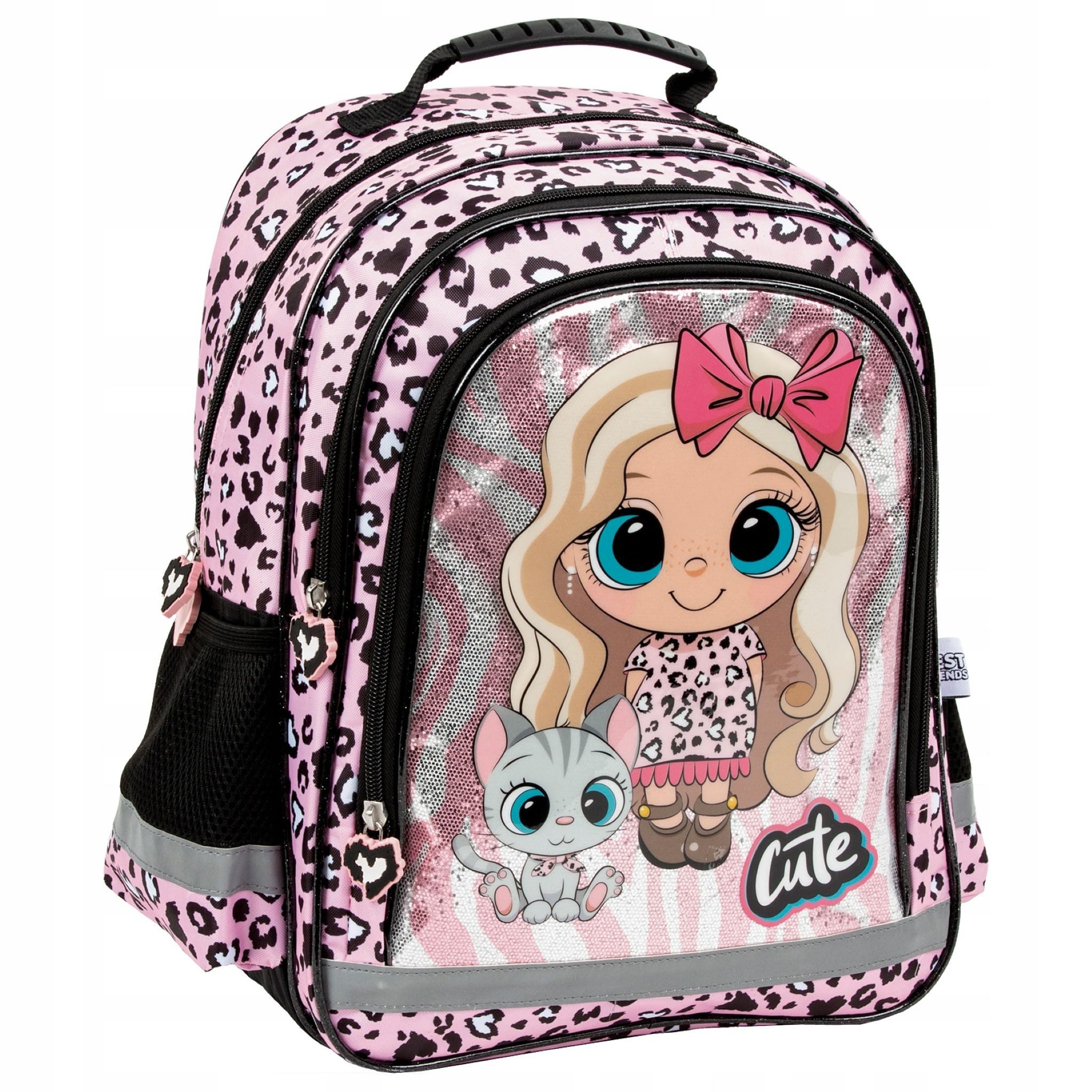 Festivalartikel Schulrucksack Derform Schulrucksack für Mädchen Klasse 1-3