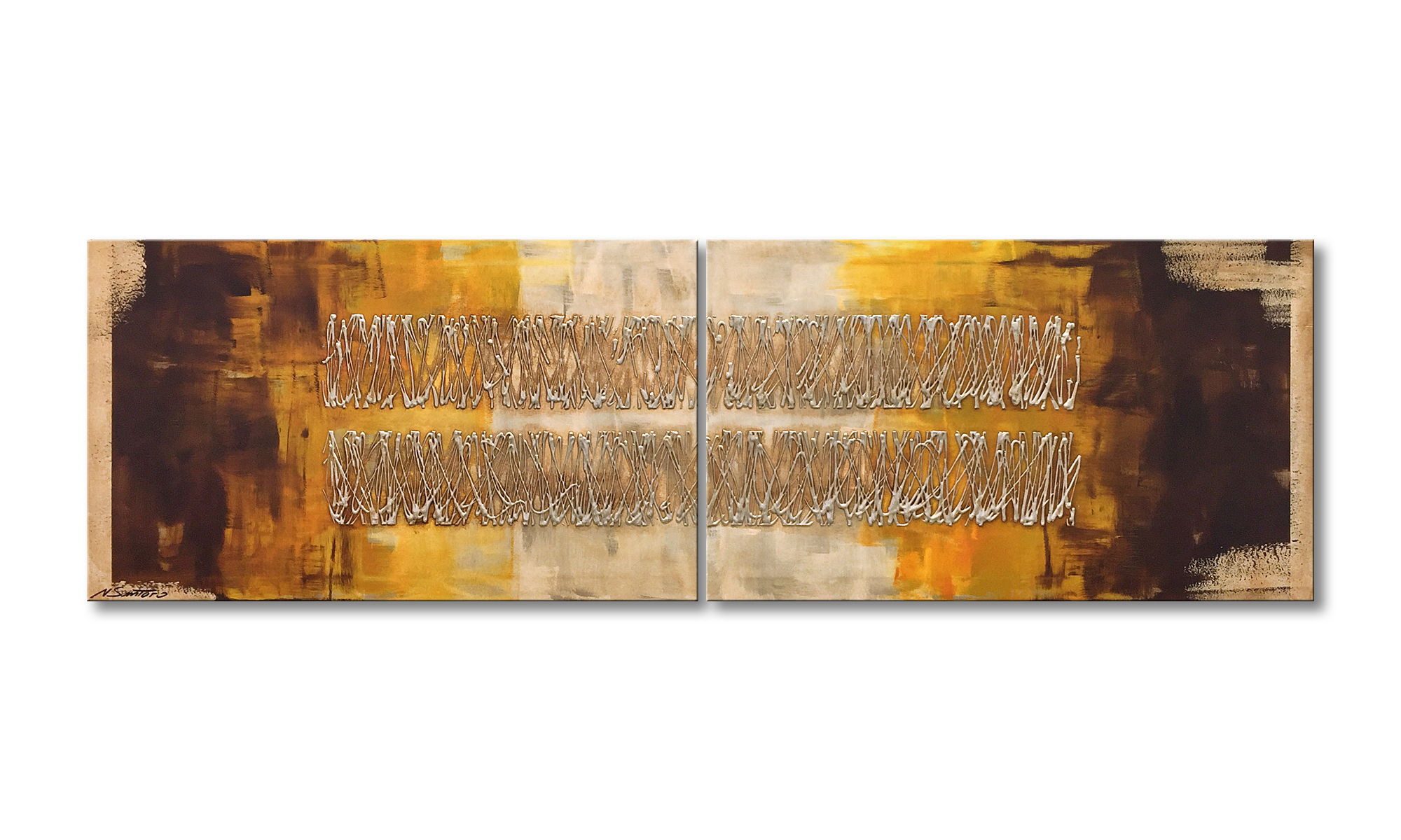 Gemälde Monsum 200 x 60 cm