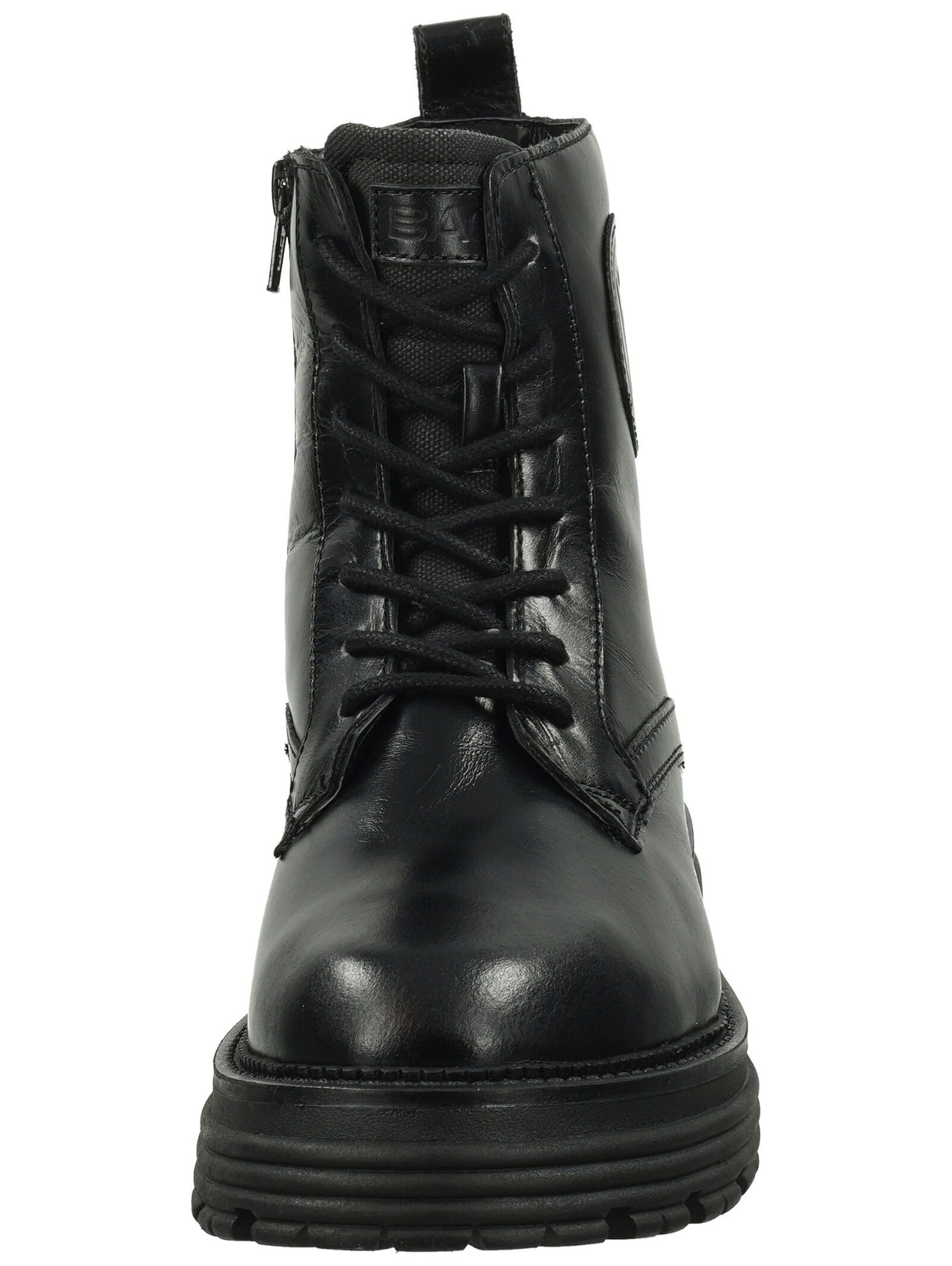 BAGATT Stiefelette Leder/Textil . Schnürstiefelette