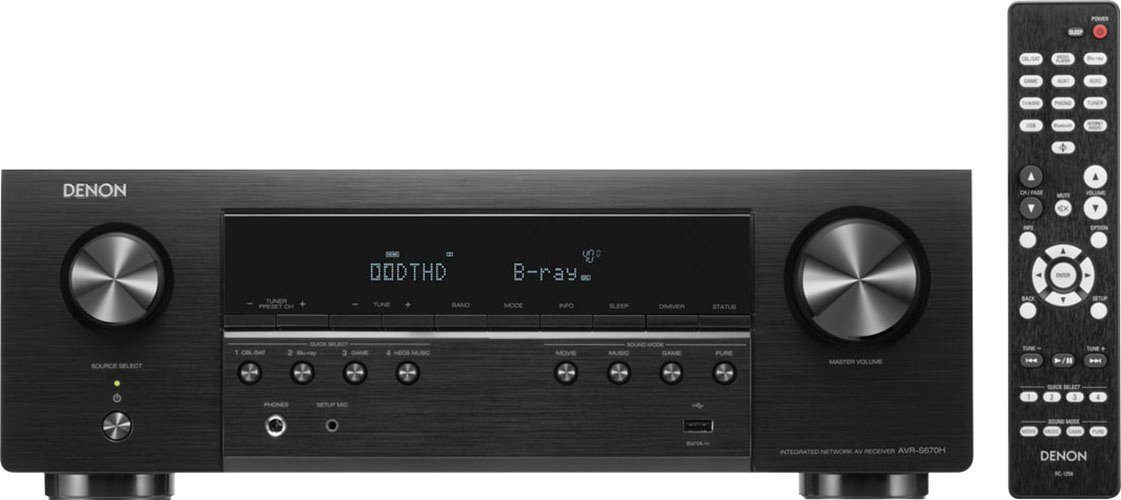 Denon AVR-S670H AV-Receiver 5.2 (Bluetooth, LAN (Ethernet), WLAN)