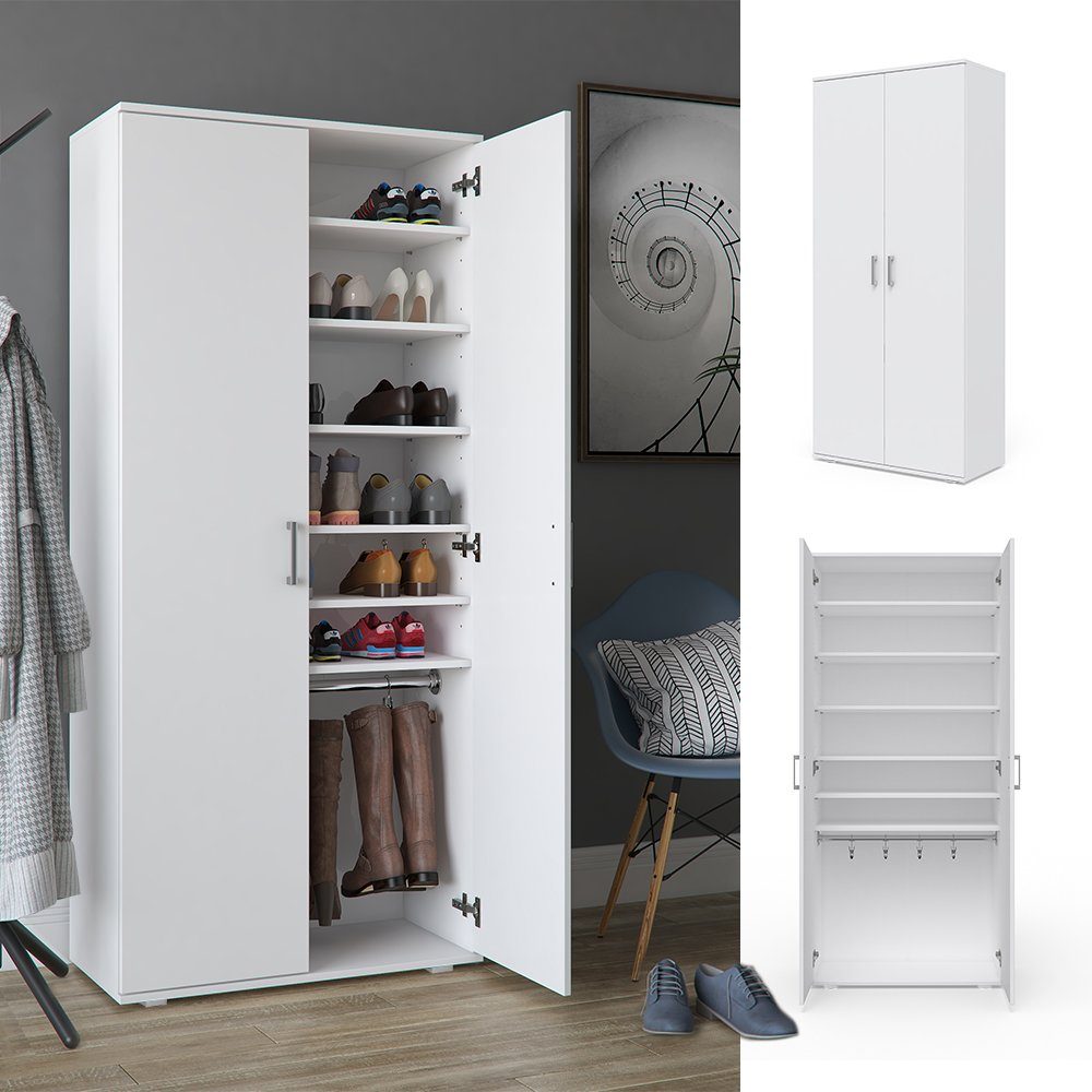 Vicco Schuhschrank Torge, Weiß, 80 x günstig online kaufen