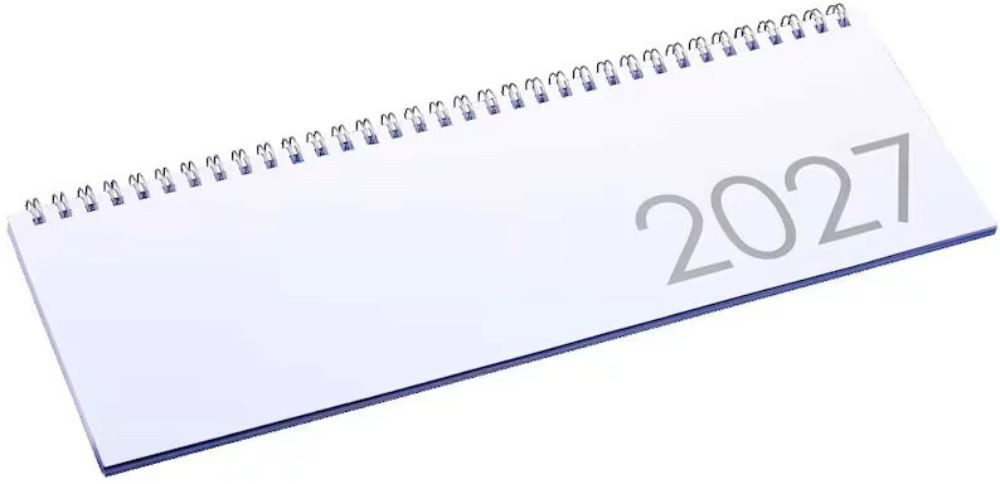 Saphir-Tec Tischkalender Schreibtischkalender 2027 quer Standard Wochenplaner (1-tlg)