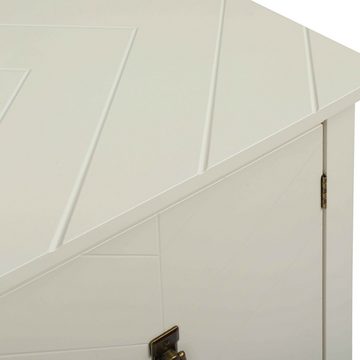 OKWISH Anrichte Schließfächer Küchenschrank Sideboard Flurschrank Kommode (mit Griffe)