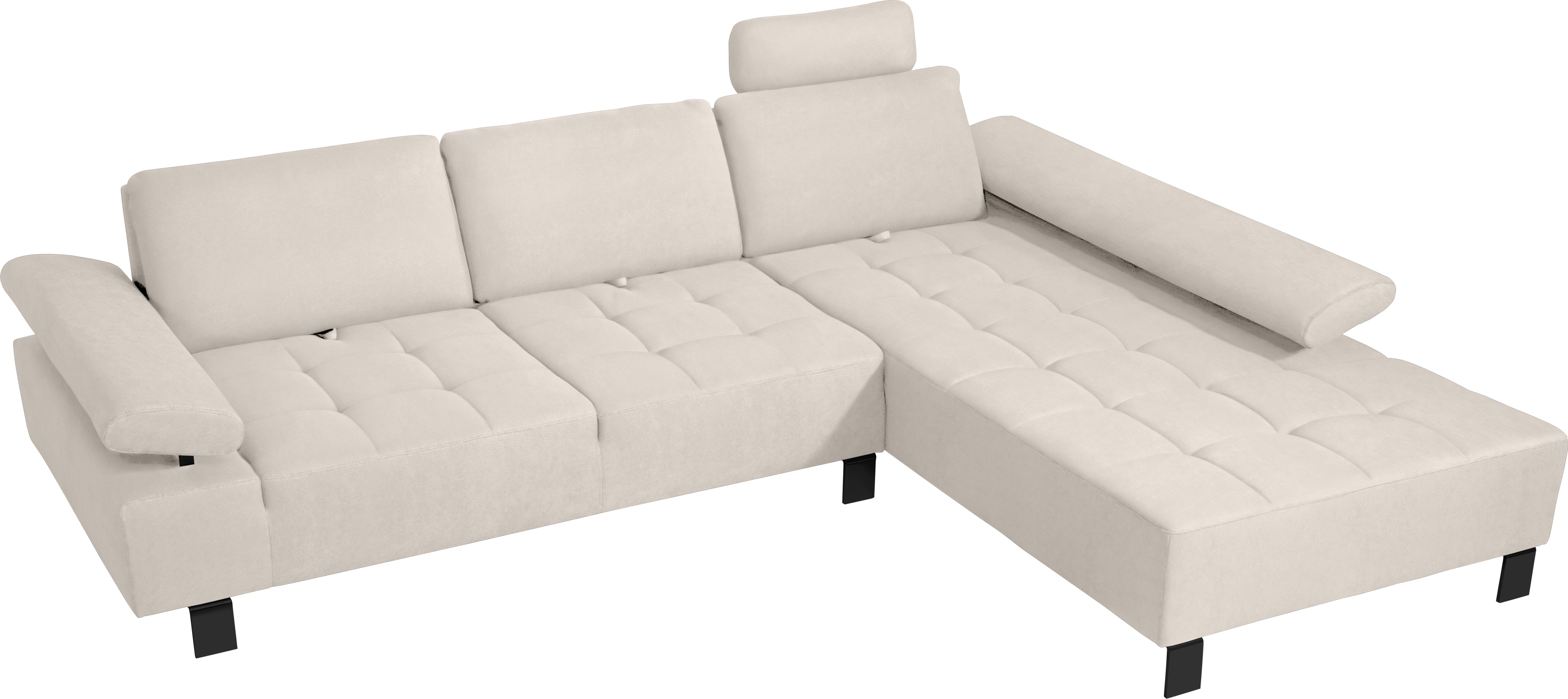 alina Ecksofa Royce, inklusive Sitztiefenverstellung, 270 cm breit