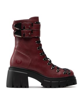 Altercore Stiefeletten Chloe II Vegan Burgundy Stiefelette