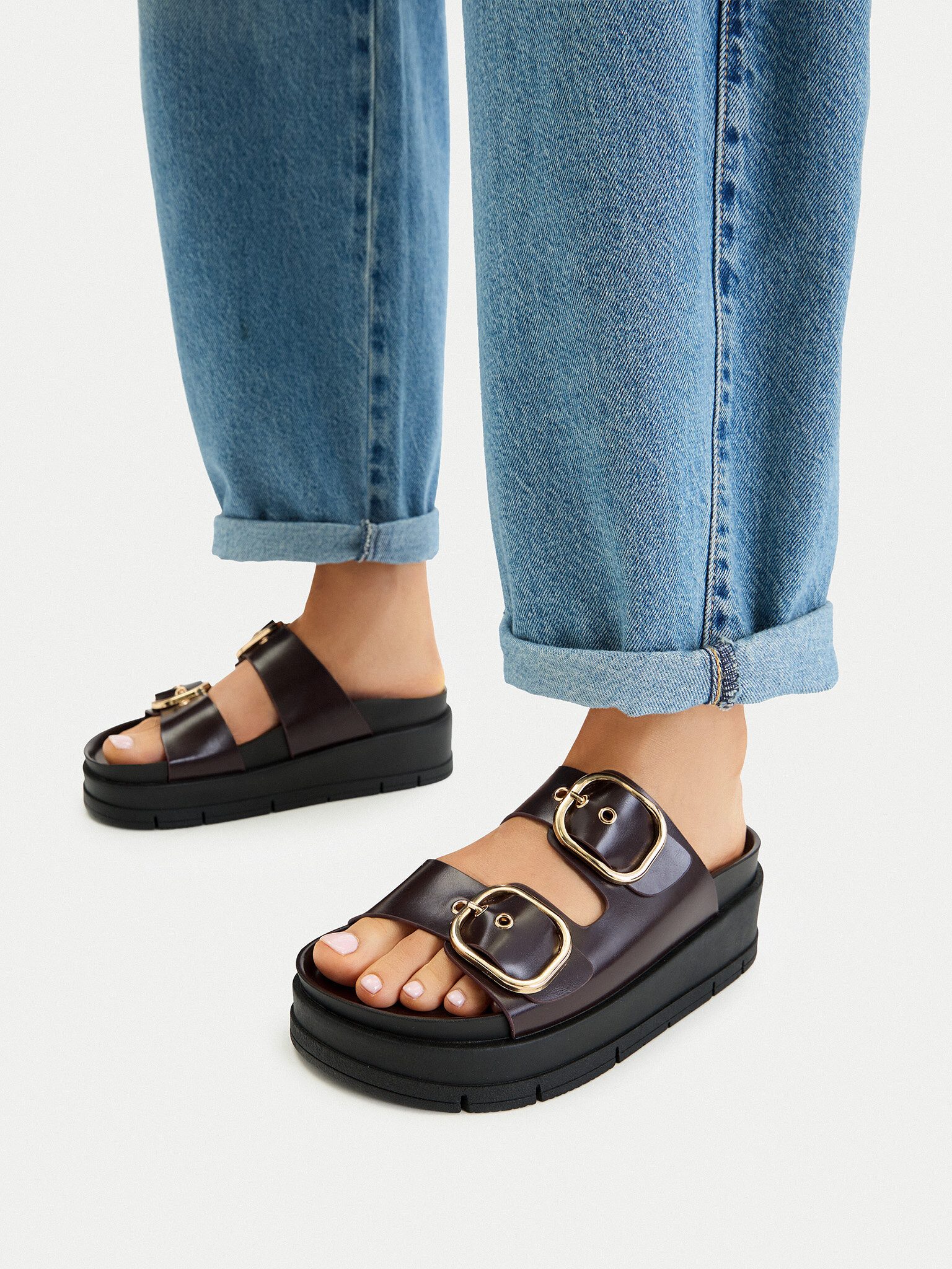 DeeZee Deezee Damen Flip-Flops Burgund DeeZee-CEO HY62273-2 Burgund Badepantolette