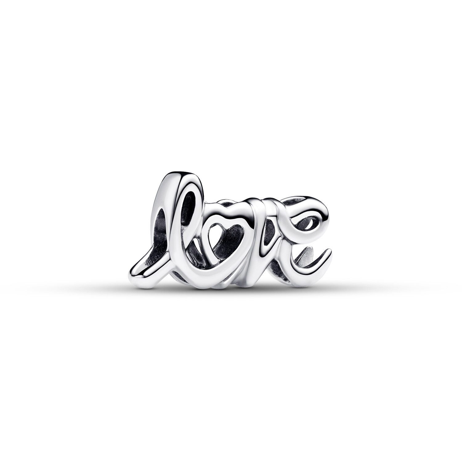 Kettenanhänger Silber Charm Handgeschriebene Liebe