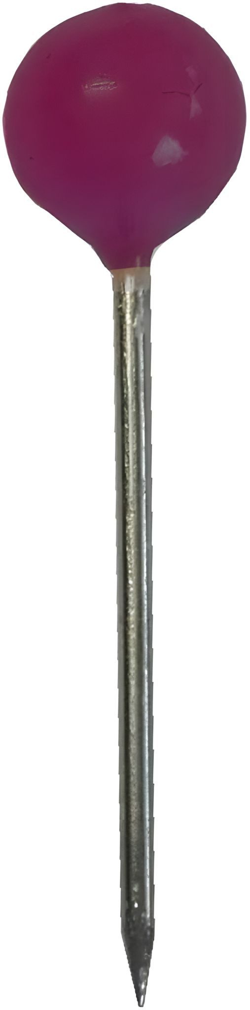 ALCO Moderationskoffer Alco Landkartennadel 16mm Ø5mm bordeauxrot 100 Stück