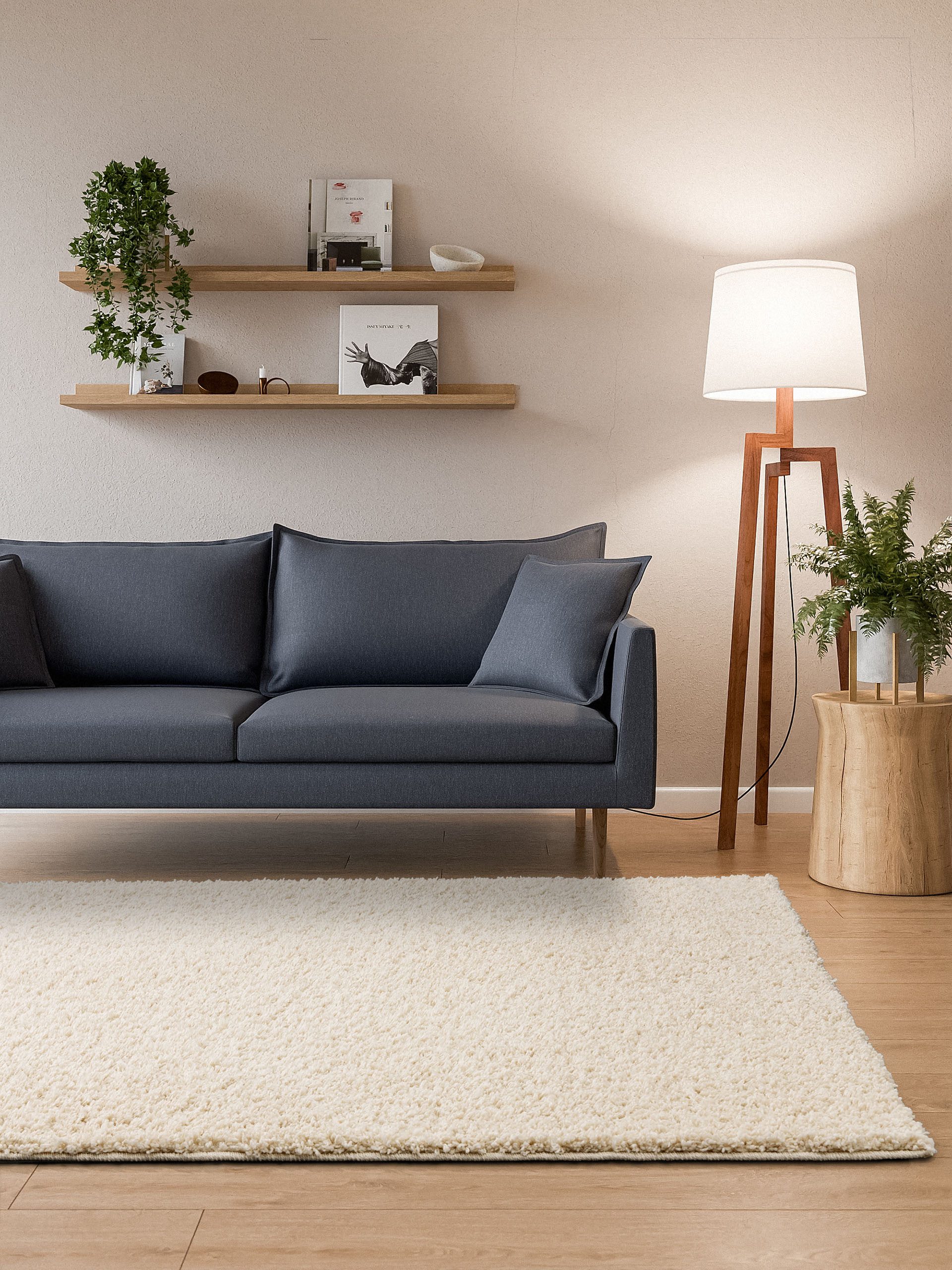 Interiyou Hochflor-Teppich Sofia, Rechteckig, Höhe: 31 günstig online kaufen