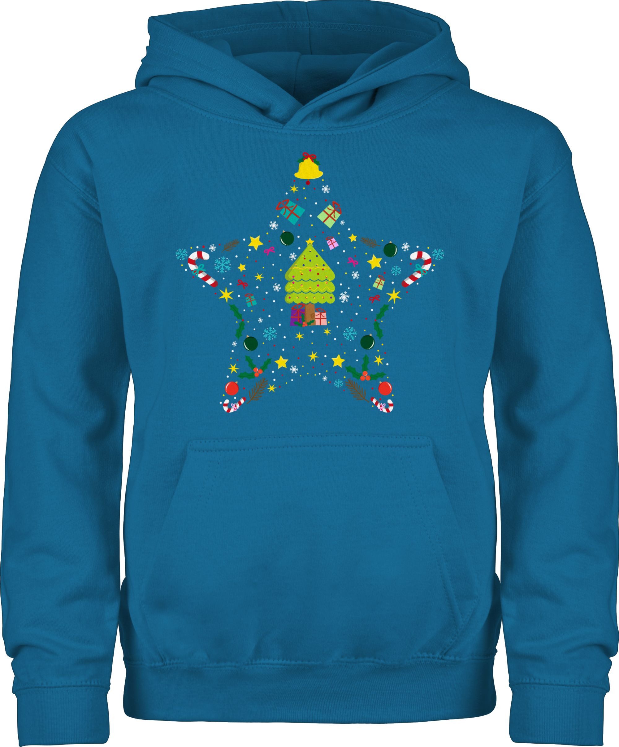 Hoodie Weihnachtsstern I Weihnachtsmotiv I Weihnachten