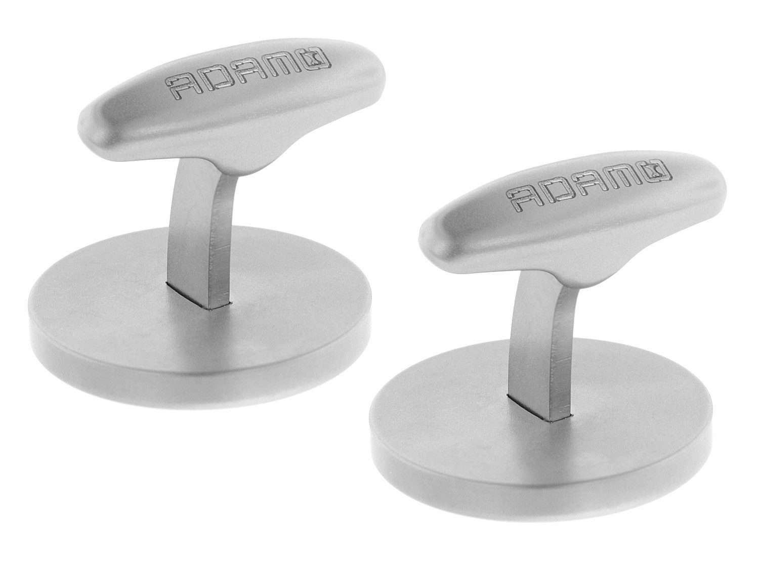 trendor Manschettenknöpfe Edelstahl und Kohlefaser