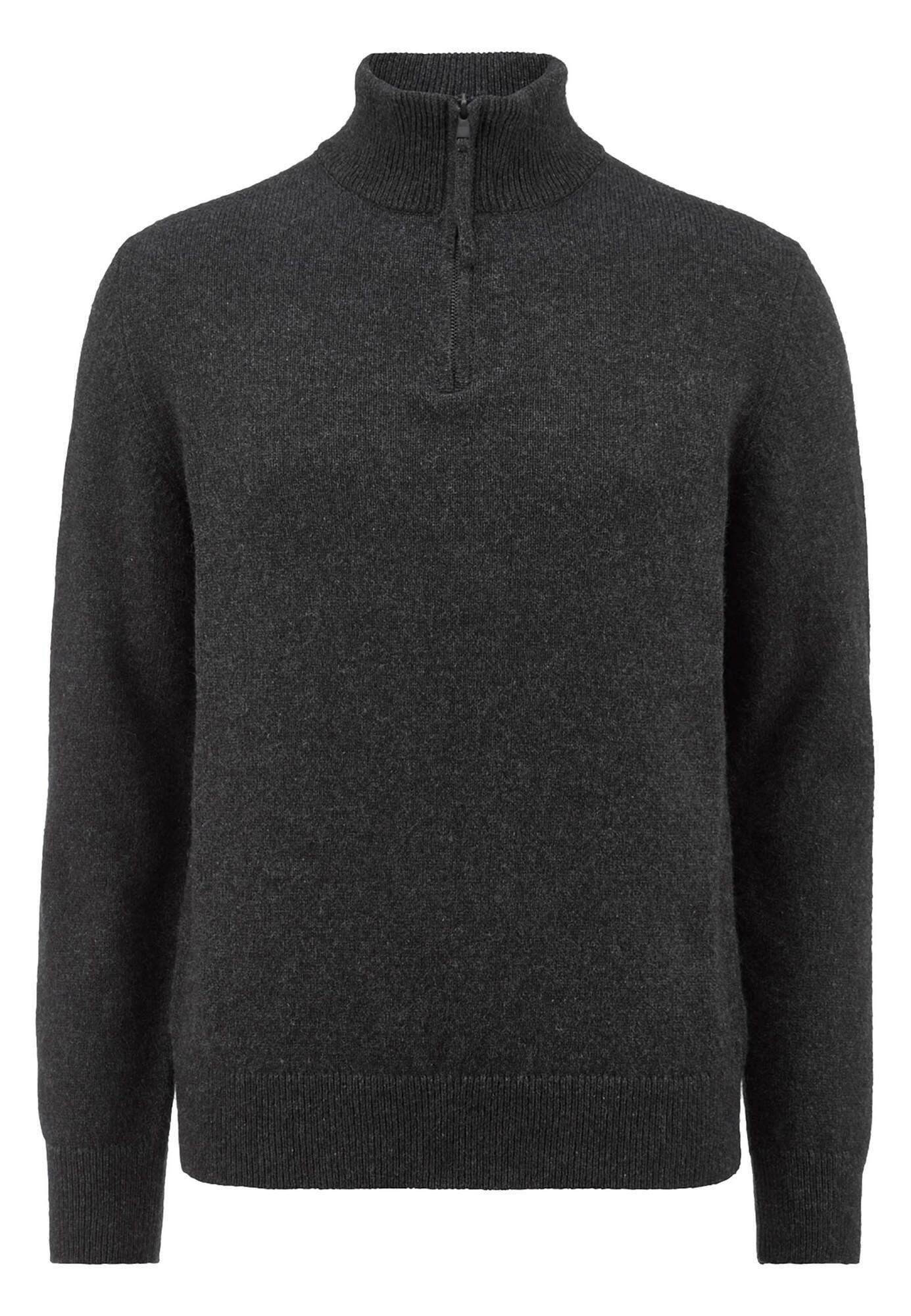 Hessnatur Strickpullover Regular aus Bio-Merinowolle mit Bio-Baumwolle (1-tlg)