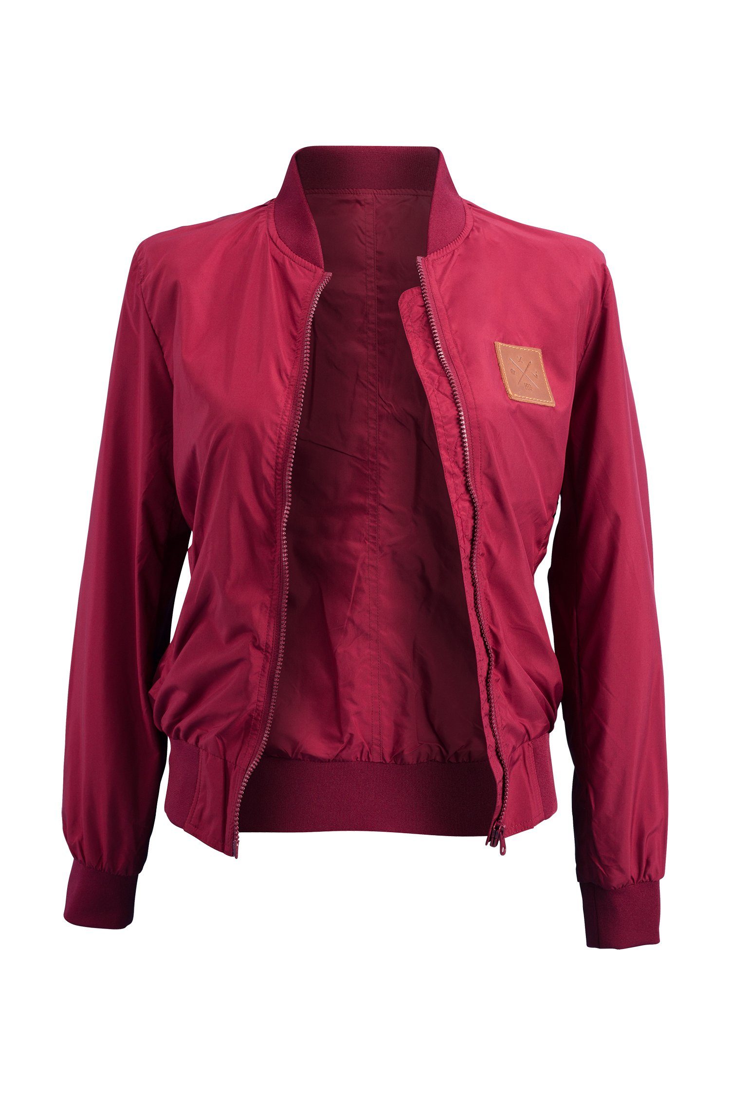 Manufaktur13 Blouson Women Bomberjacke - Übergangsjacke Waffle Stretch Vino