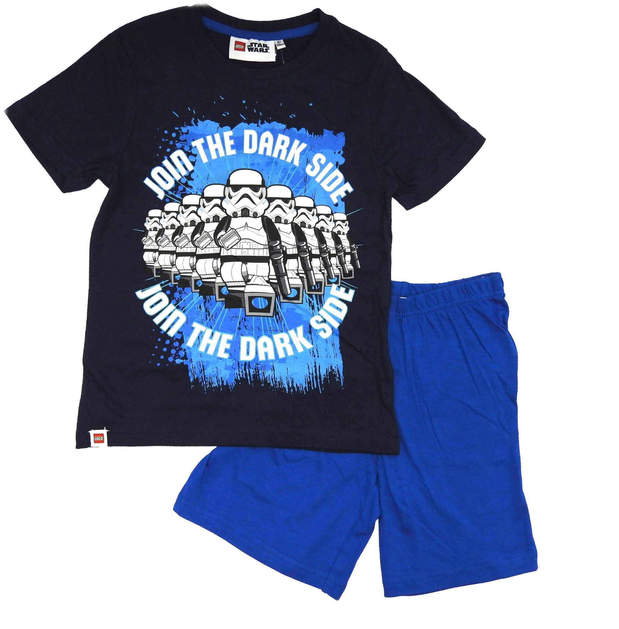 LEGO® Wear Pyjama (Set) Kinder Set Shorty kurz Blau 2tlg. Jungen Schlafanzug