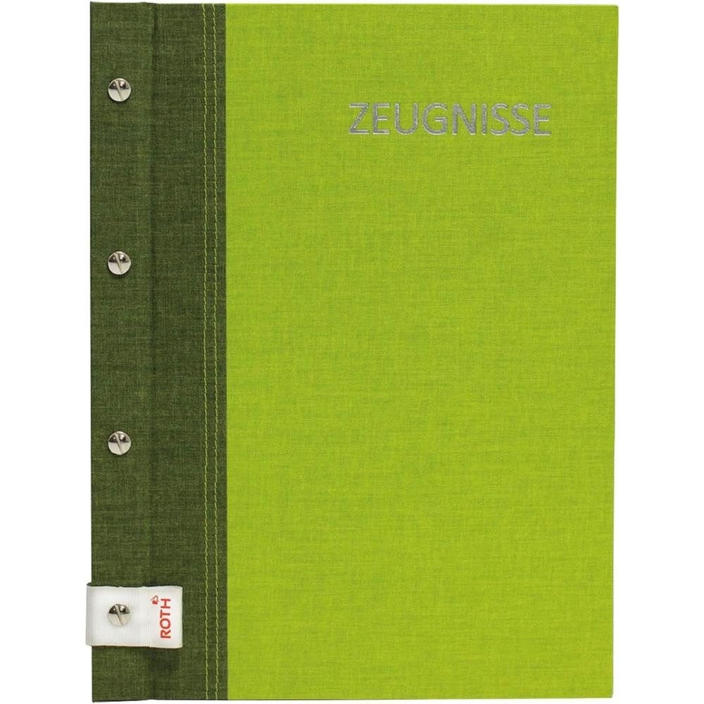 Roth Organisationsmappe Zeugnismappe A4 Bicolor Olive-Green