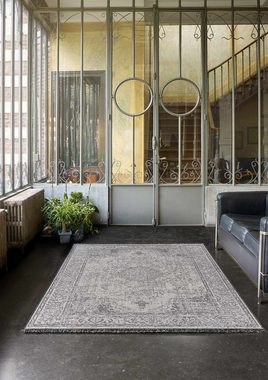 Outdoorteppich TWEED, Grau, Kunstfaser, 200 x 290 cm, rechteckig