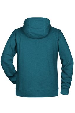 James & Nicholson Kapuzensweatshirt Hochwertiger Herren Kapuzensweat aus Bio-Baumwolle 8024 Hochwertige Sweat-Qualität mit angerauter Innenseite