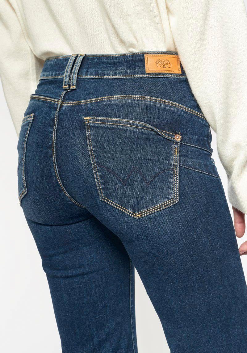 Damen Jeans Le Temps Des Cerises Weite Jeans PULP HIGH FLARE trageangenehmer Stretchdenim