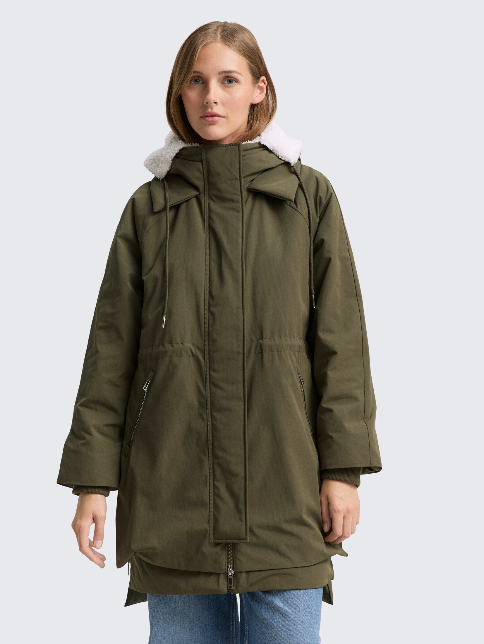 TOM TAILOR Denim Steppmantel Куртки Winter Parka mit Kapuze