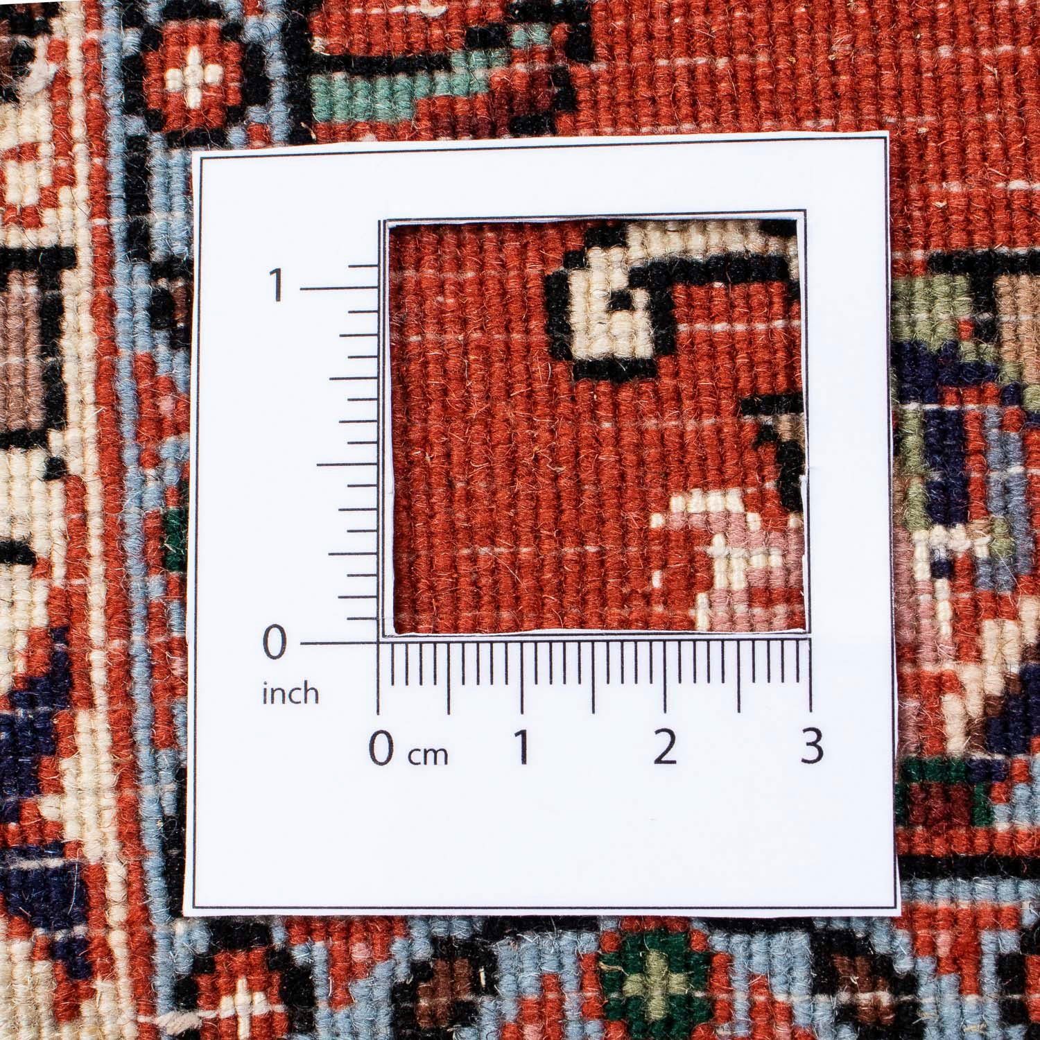 mit Perser mm, Zertifikat Bidjar Handgeknüpft, rechteckig, Einzelstück hellrot, - - Orientteppich 15 - cm x Wohnzimmer, 151 Höhe: 238 morgenland,