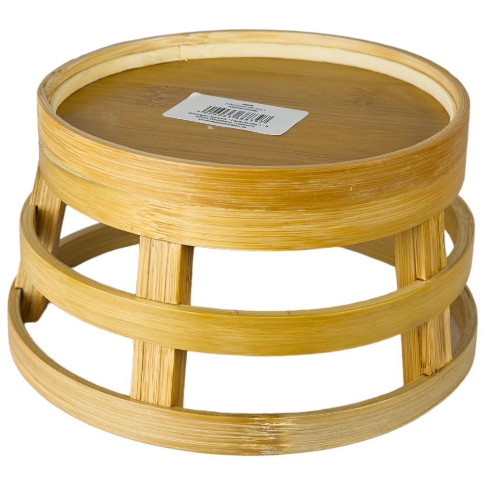 Heimwerkercenter Übertopf MePla - Serie UP! 2 in 1 Topfständer / Dekokorb - ø16/H8 Bambus