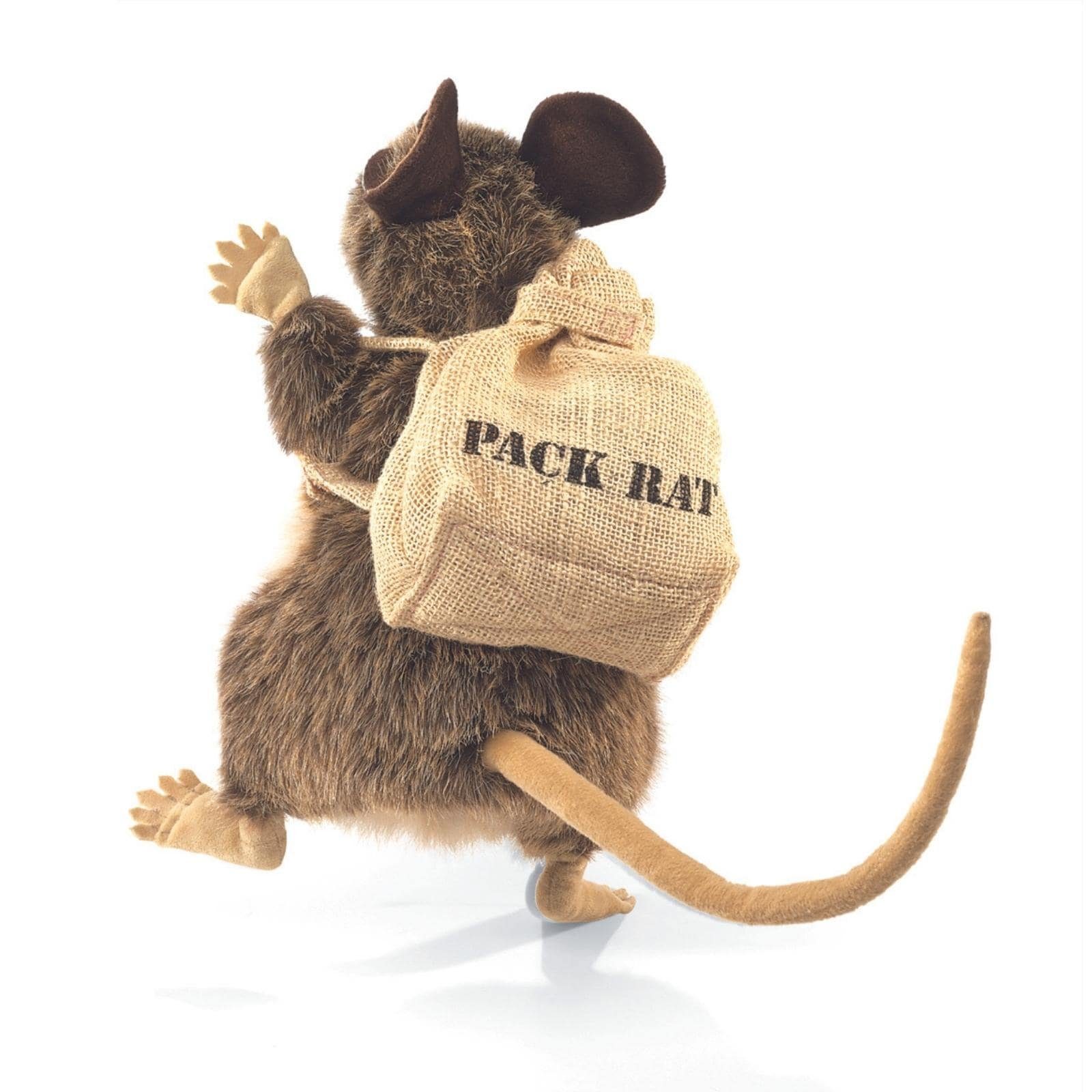 Folkmanis Handpuppen Handpuppe Folkmanis Ratte, Packratte