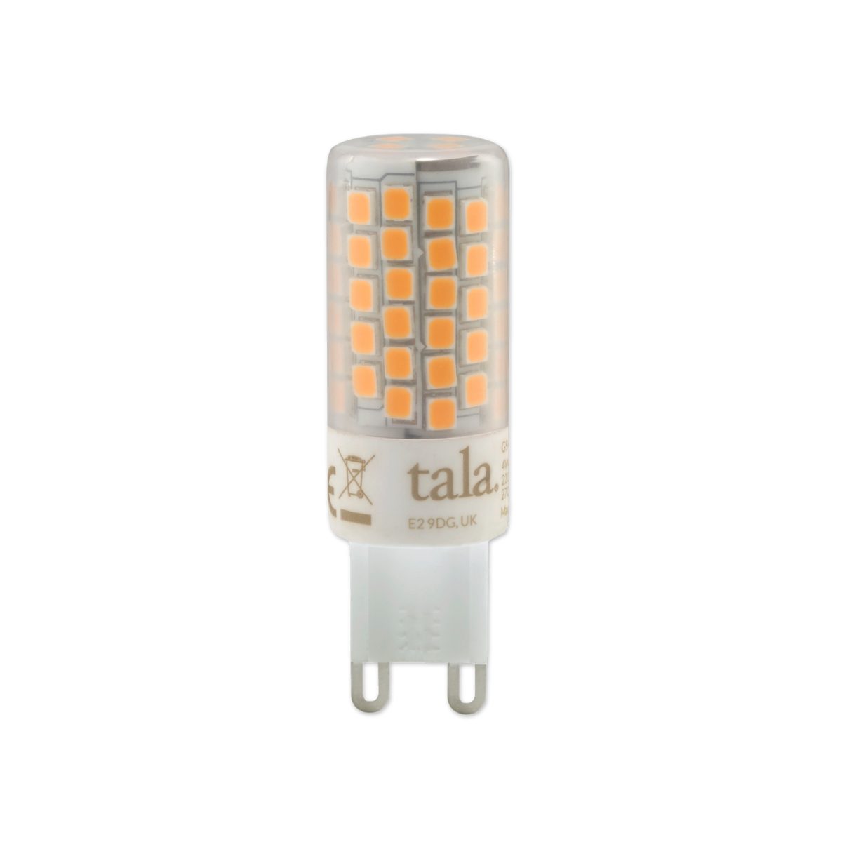 Dimmbar - Watt, Warmweiß, 3,6 tala G9 LED Tala G9, LED-Leuchtmittel