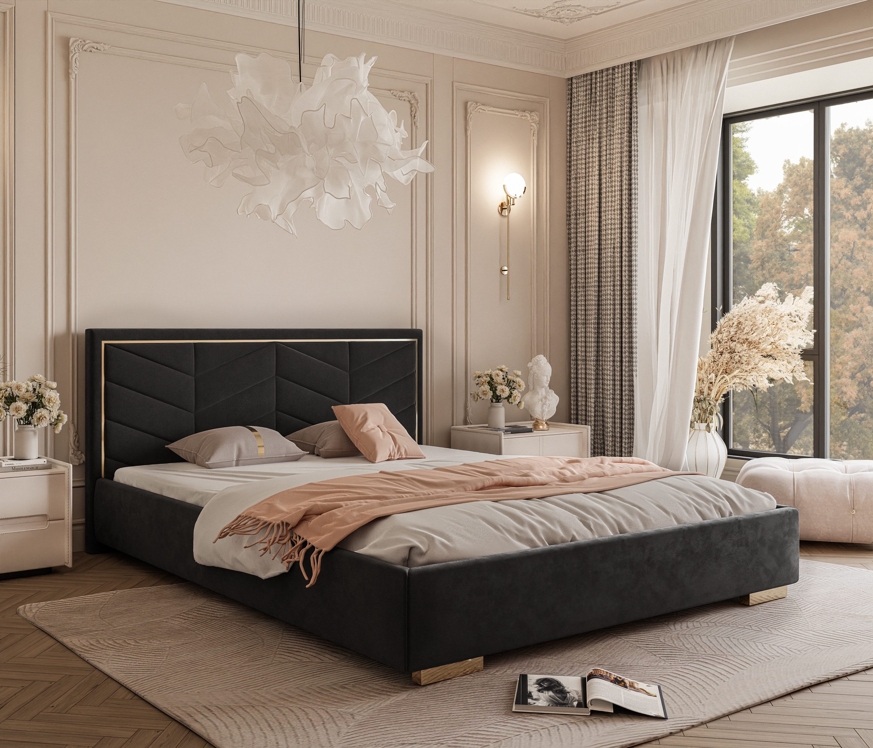 Lookway Polsterbett AURORA mit Bettkasten (mit günstig online kaufen