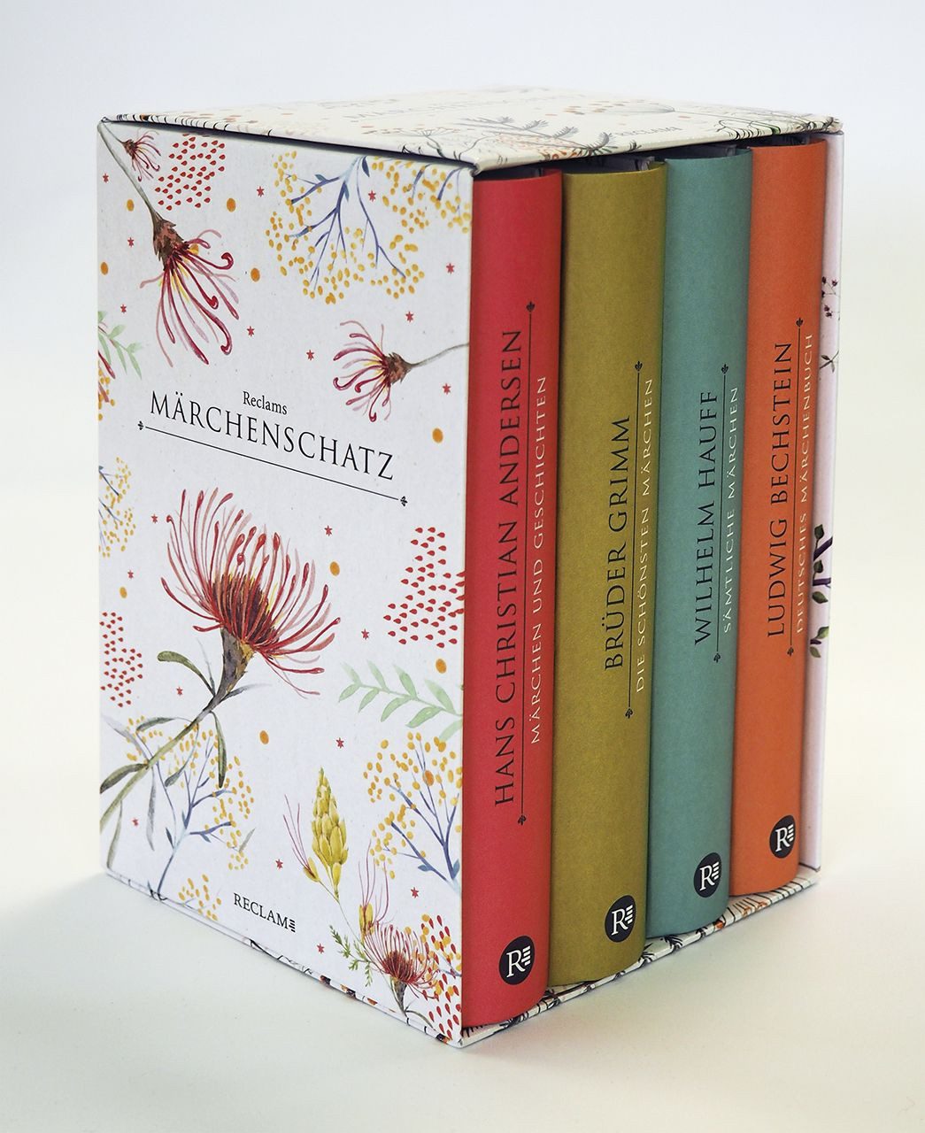 Schulbuch Reclams Märchenschatz Vier Bände im Schuber: Hans Christian Andersen: Hans Christian Andersen, Ludwig Bechstein, Brüder Grimm, Wilhelm Hauff