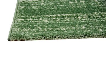 Teppich Moderner Teppich Wohnzimmerteppich Kurzflor uni grün meliert, Carpetia, rechteckig, Höhe: 8 mm