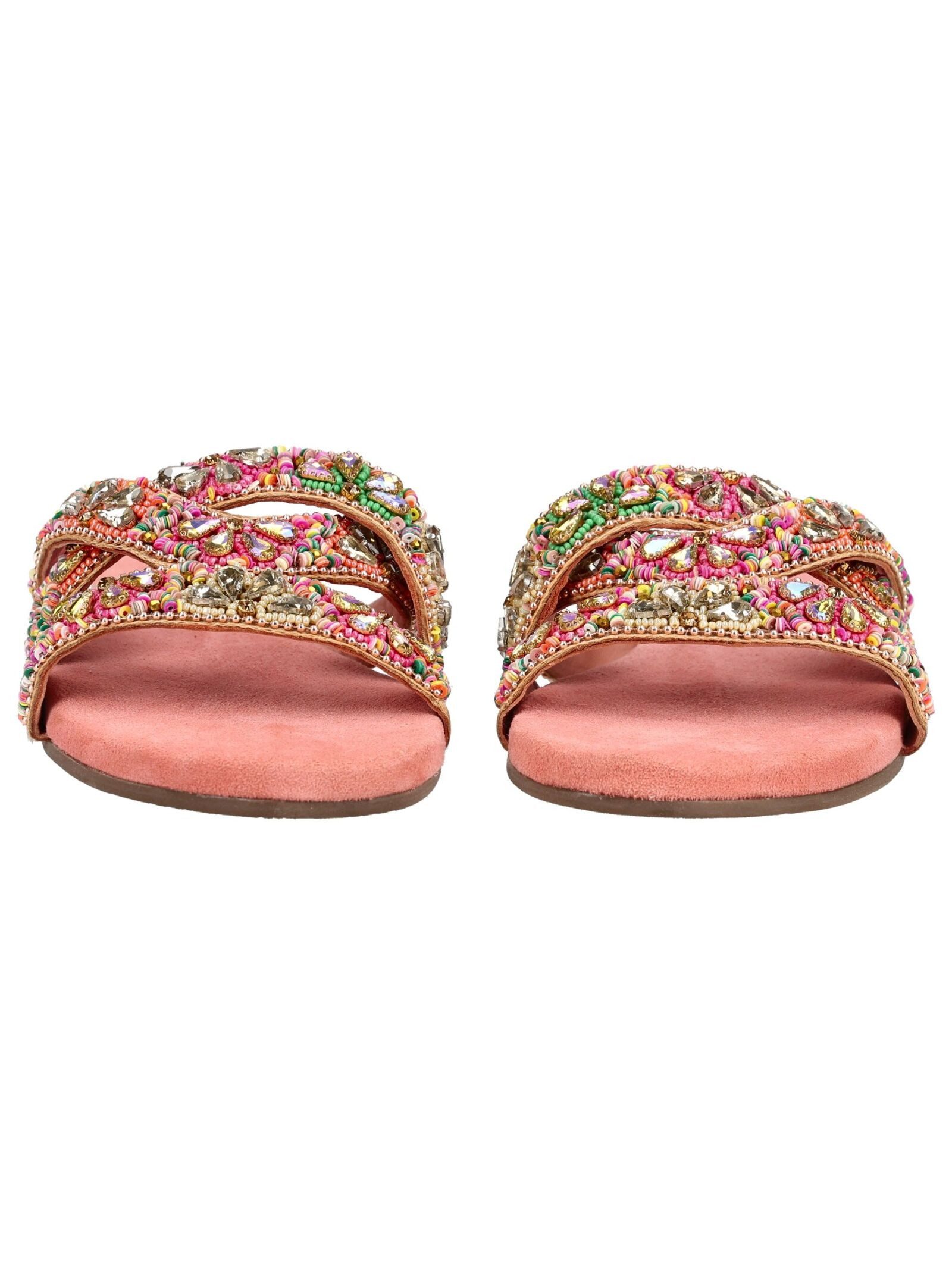 Lazamani Lazamani Pantoletten Leder/Textil Pantolette