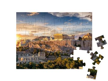 puzzleYOU Puzzle Akropolis von Athen, Griechenland, 48 Puzzleteile, puzzleYOU-Kollektionen Athen, Akropolis