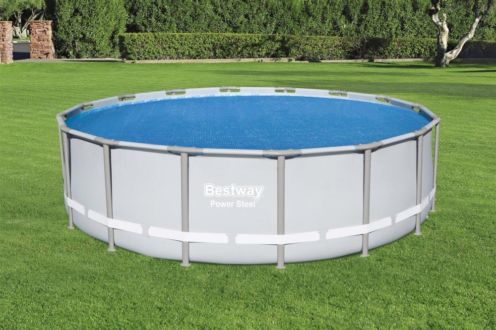 Thumbnail - Bestway Pool-Abdeckplane Bestway Flowclear PE-Solarabdeckplane Durchmesser 462 cm